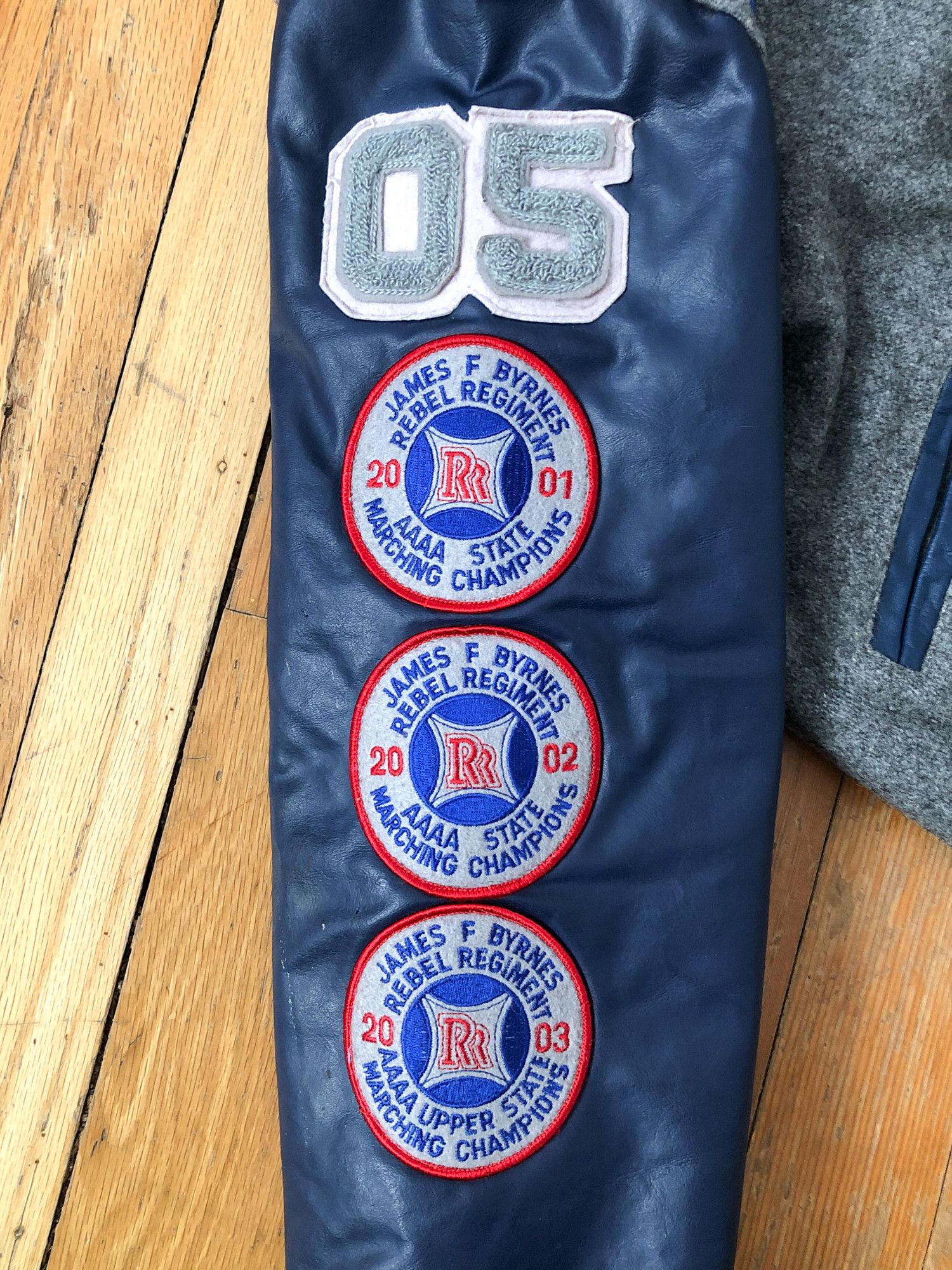 Vintage 2005 Boxy 'Bands of America Championships' Varsity jacket Size S / US 4 / IT 40 - 5 Thumbnail