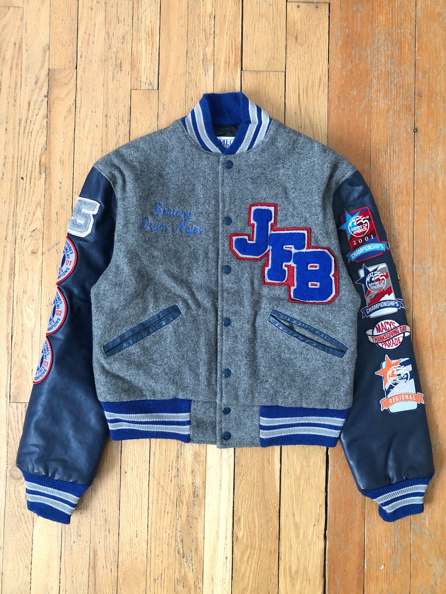 Vintage 2005 Boxy 'Bands of America Championships' Varsity jacket Size S / US 4 / IT 40 - 2 Thumbnail