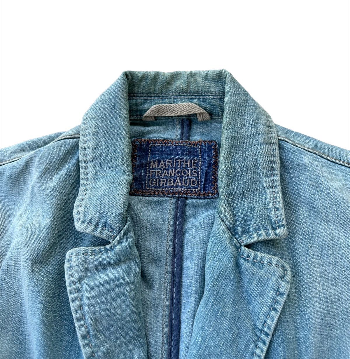 Marithe + Francois Girbaud Marithe Francois Girbaud blue denim jacket Size US M / EU 48-50 / 2 - 2 Thumbnail