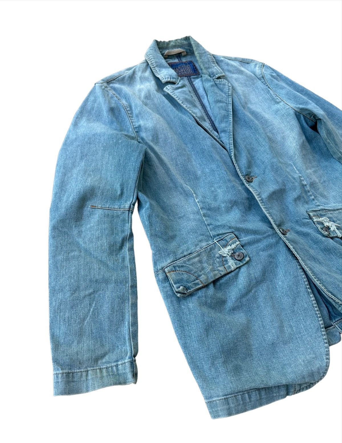 Marithe + Francois Girbaud Marithe Francois Girbaud blue denim jacket Size US M / EU 48-50 / 2 - 6 Thumbnail