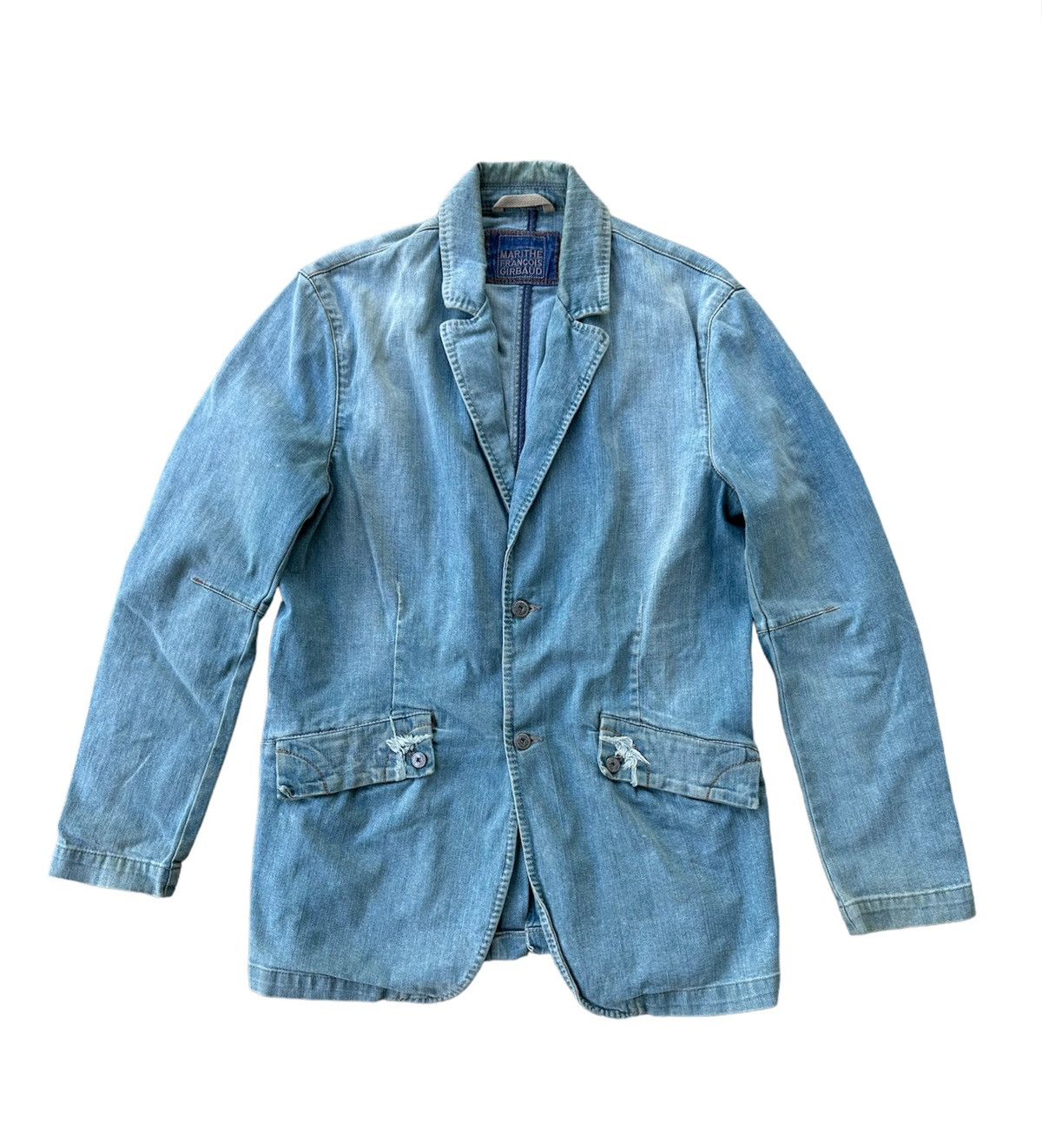 Marithe + Francois Girbaud Marithe Francois Girbaud blue denim jacket Size US M / EU 48-50 / 2 - 1 Thumbnail