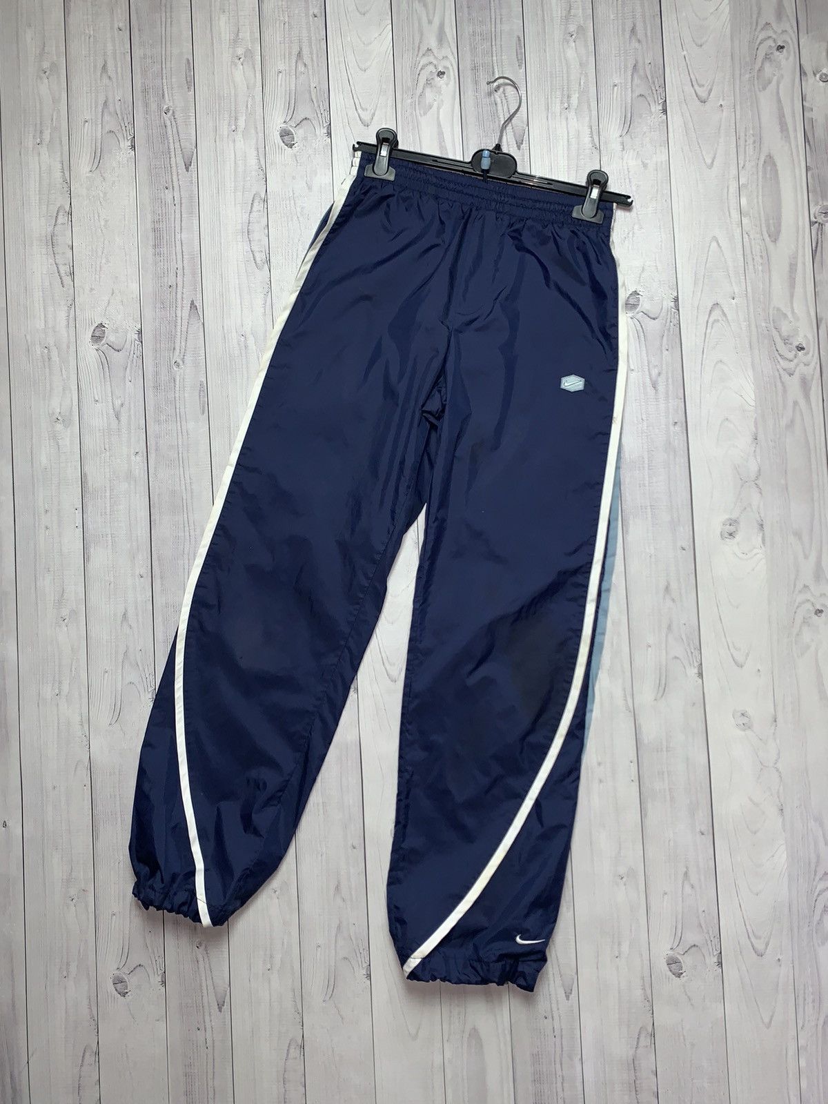 Nike × Vintage Vintage Nike drill pants logo swoosh joggers size Xs Size US 28 / EU 44 - 1 Thumbnail