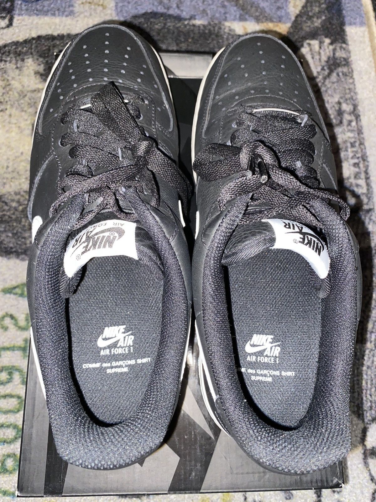 Comme des Garcons Nike Air Force 1 Low Supreme CDG (2018) Size US 8.5 / EU 41-42 - 6 Thumbnail