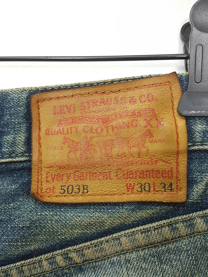Levi's LVC 503B-XX Big E Rare Vtg Selvedge Patched Seasoned Denim Size US 30 / EU 46 - 10 Thumbnail