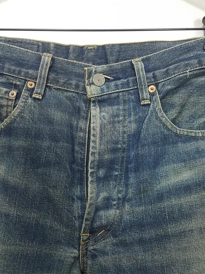 Levi's LVC 503B-XX Big E Rare Vtg Selvedge Patched Seasoned Denim Size US 30 / EU 46 - 8 Thumbnail