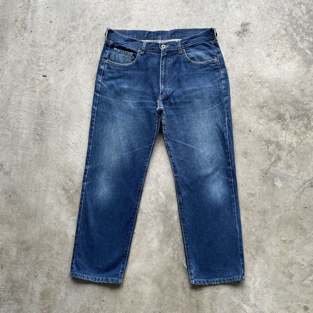 Japanese Brand × Vintage Steals💥 Vintage Japanese Brand Denim Jeans Pants W34x28 Size US 34 / EU 50 - 1 Thumbnail