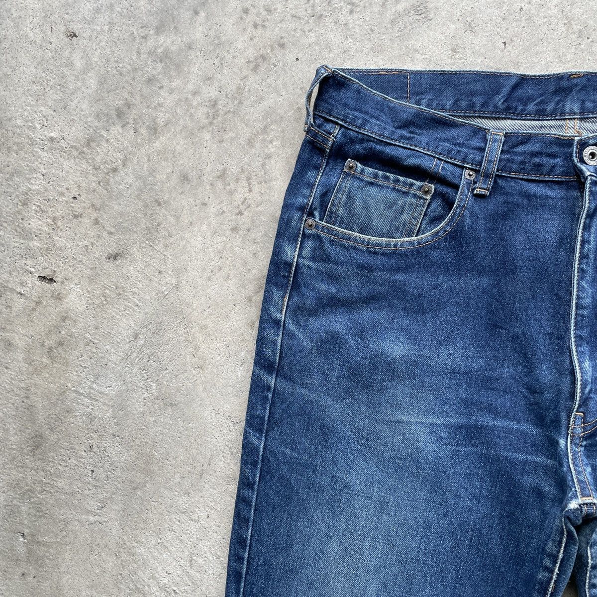 Japanese Brand × Vintage Steals💥 Vintage Japanese Brand Denim Jeans Pants W34x28 Size US 34 / EU 50 - 4 Thumbnail