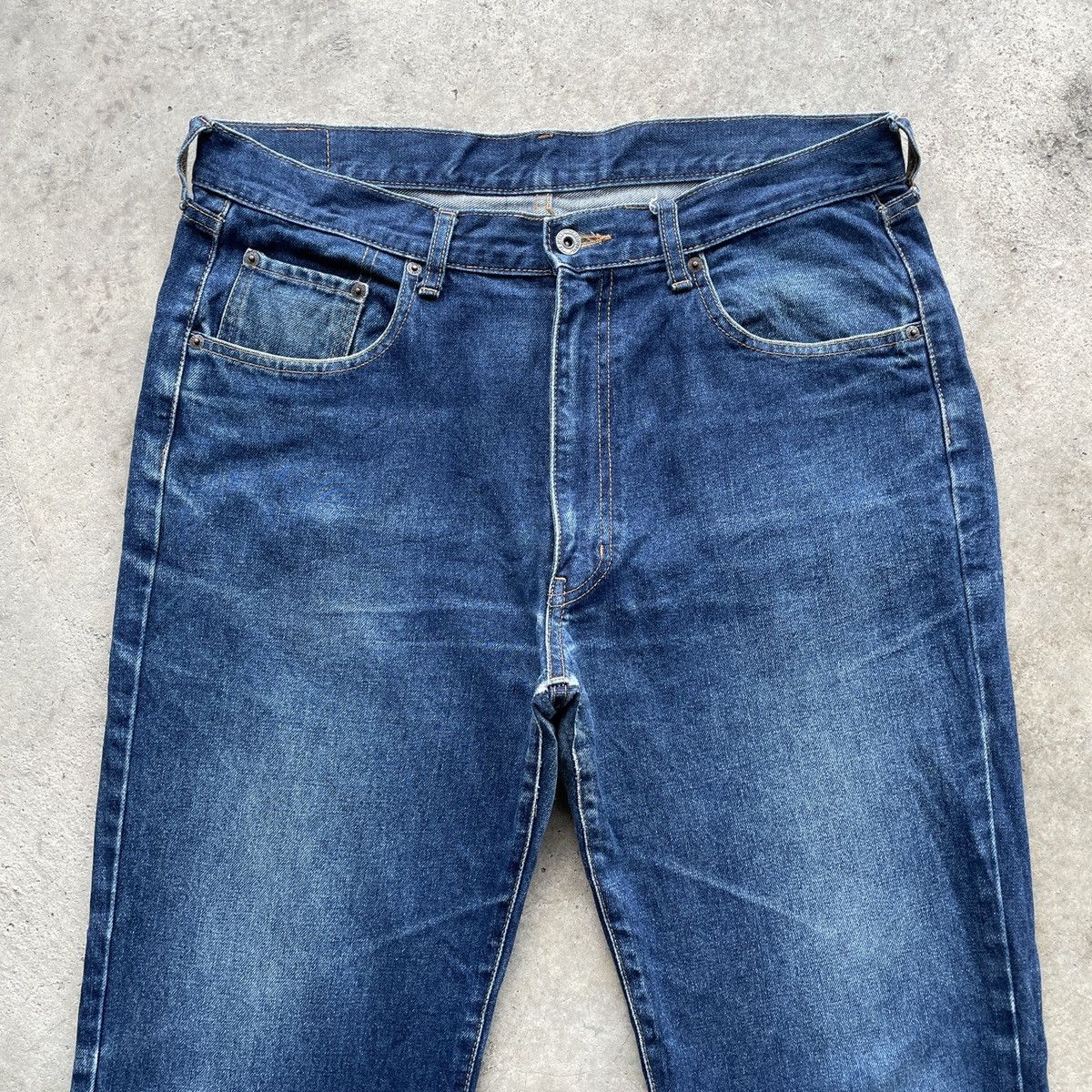 Japanese Brand × Vintage Steals💥 Vintage Japanese Brand Denim Jeans Pants W34x28 Size US 34 / EU 50 - 3 Thumbnail