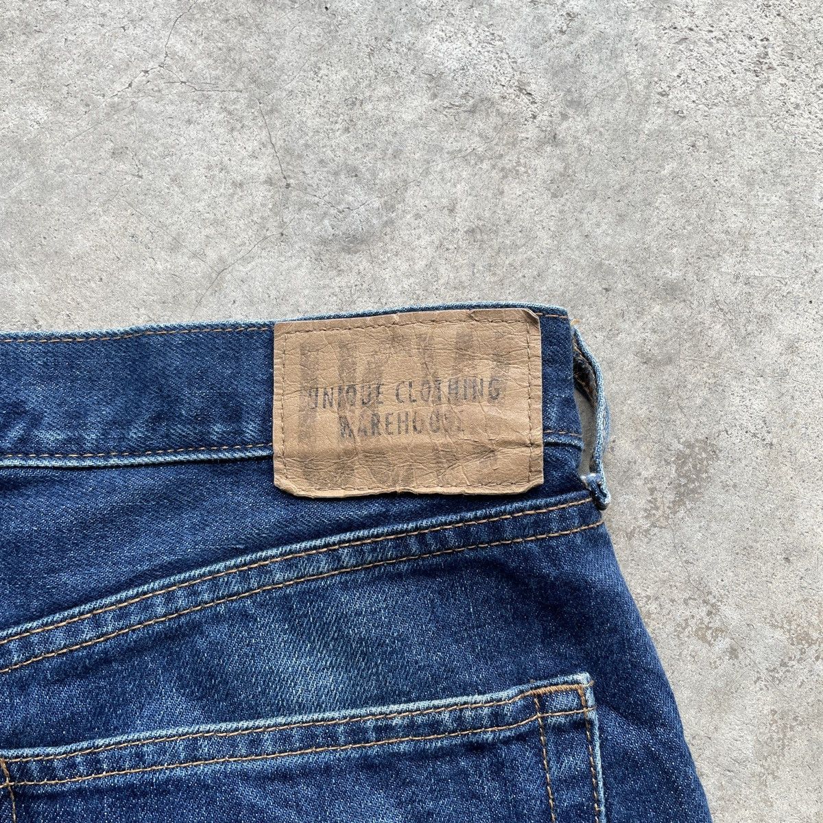 Japanese Brand × Vintage Steals💥 Vintage Japanese Brand Denim Jeans Pants W34x28 Size US 34 / EU 50 - 8 Thumbnail