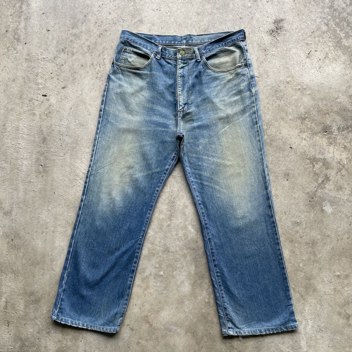 Wrangler Vintage Wrangler Faded Jeans W34x28 Wrangler Denim Pants Size US 34 / EU 50 - 1 Thumbnail