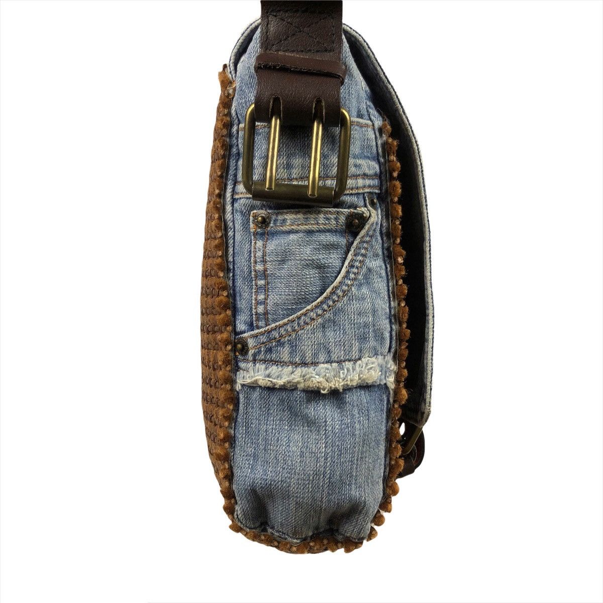Dolce & Gabbana RARE💥Dolce & Gabbana Denim Patch Messenger Bag Size ONE SIZE - 6 Thumbnail