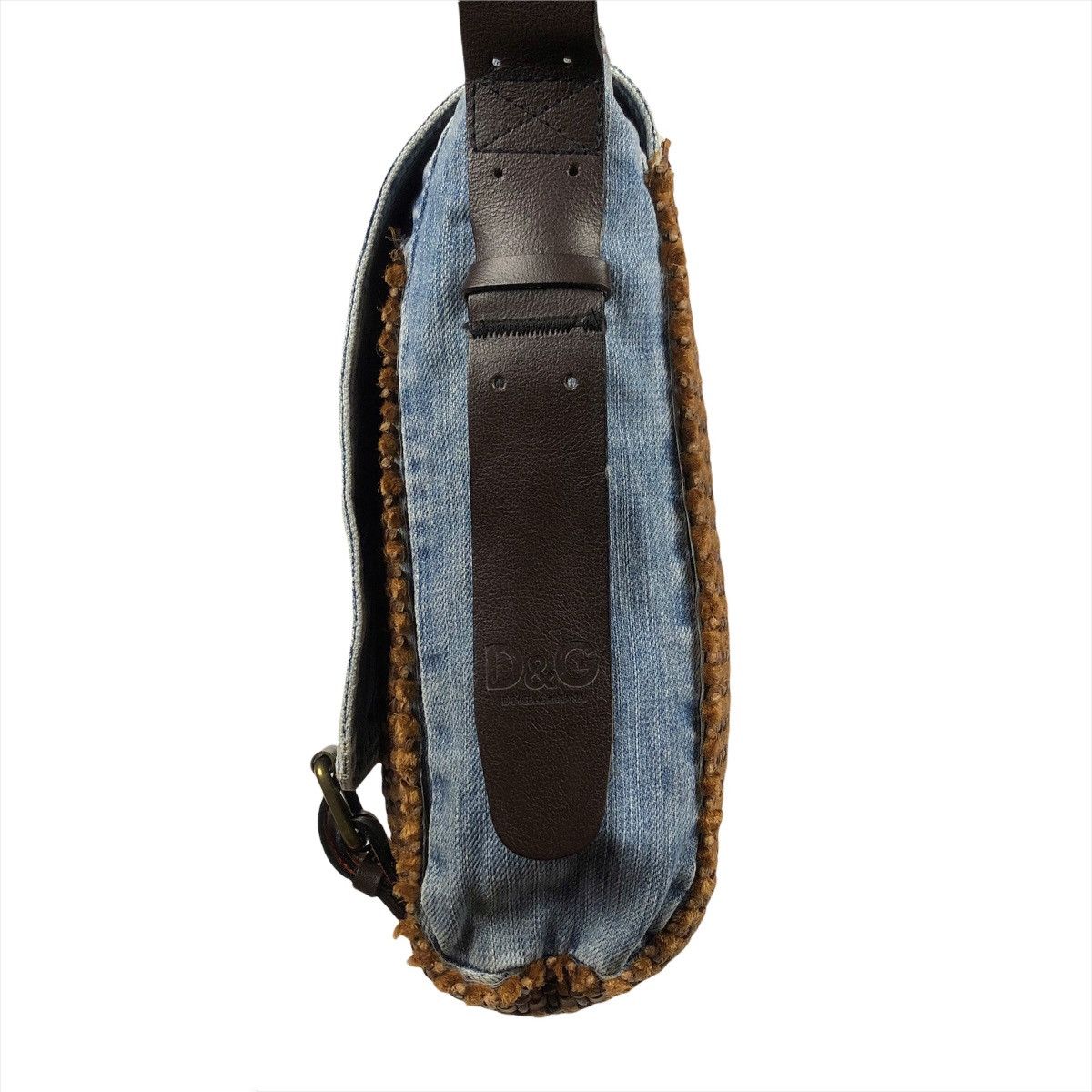 Dolce & Gabbana RARE💥Dolce & Gabbana Denim Patch Messenger Bag Size ONE SIZE - 7 Thumbnail