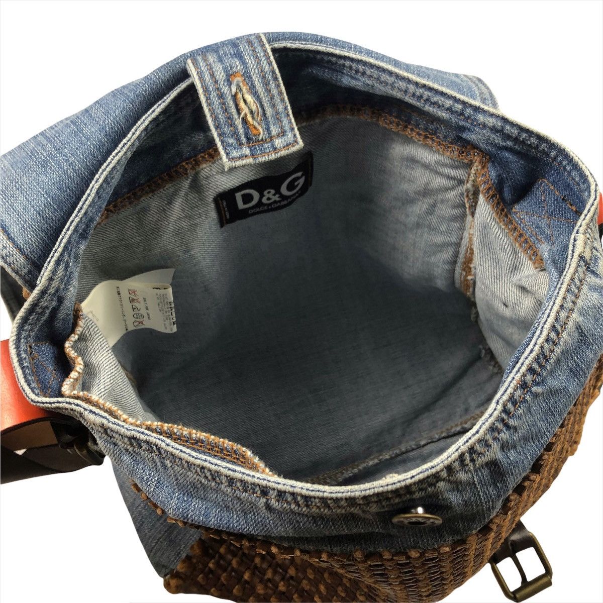 Dolce & Gabbana RARE💥Dolce & Gabbana Denim Patch Messenger Bag Size ONE SIZE - 12 Thumbnail