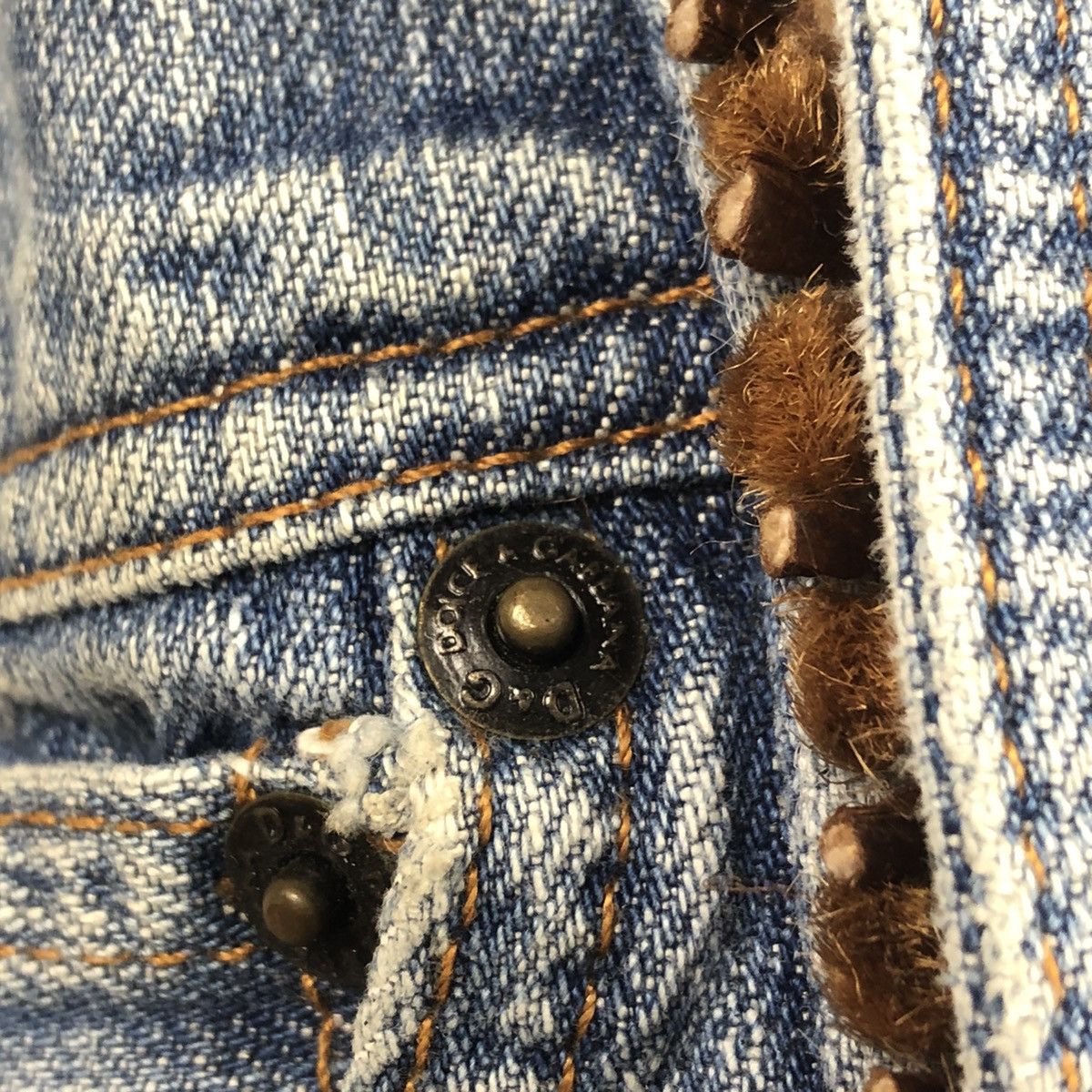 Dolce & Gabbana RARE💥Dolce & Gabbana Denim Patch Messenger Bag Size ONE SIZE - 18 Thumbnail