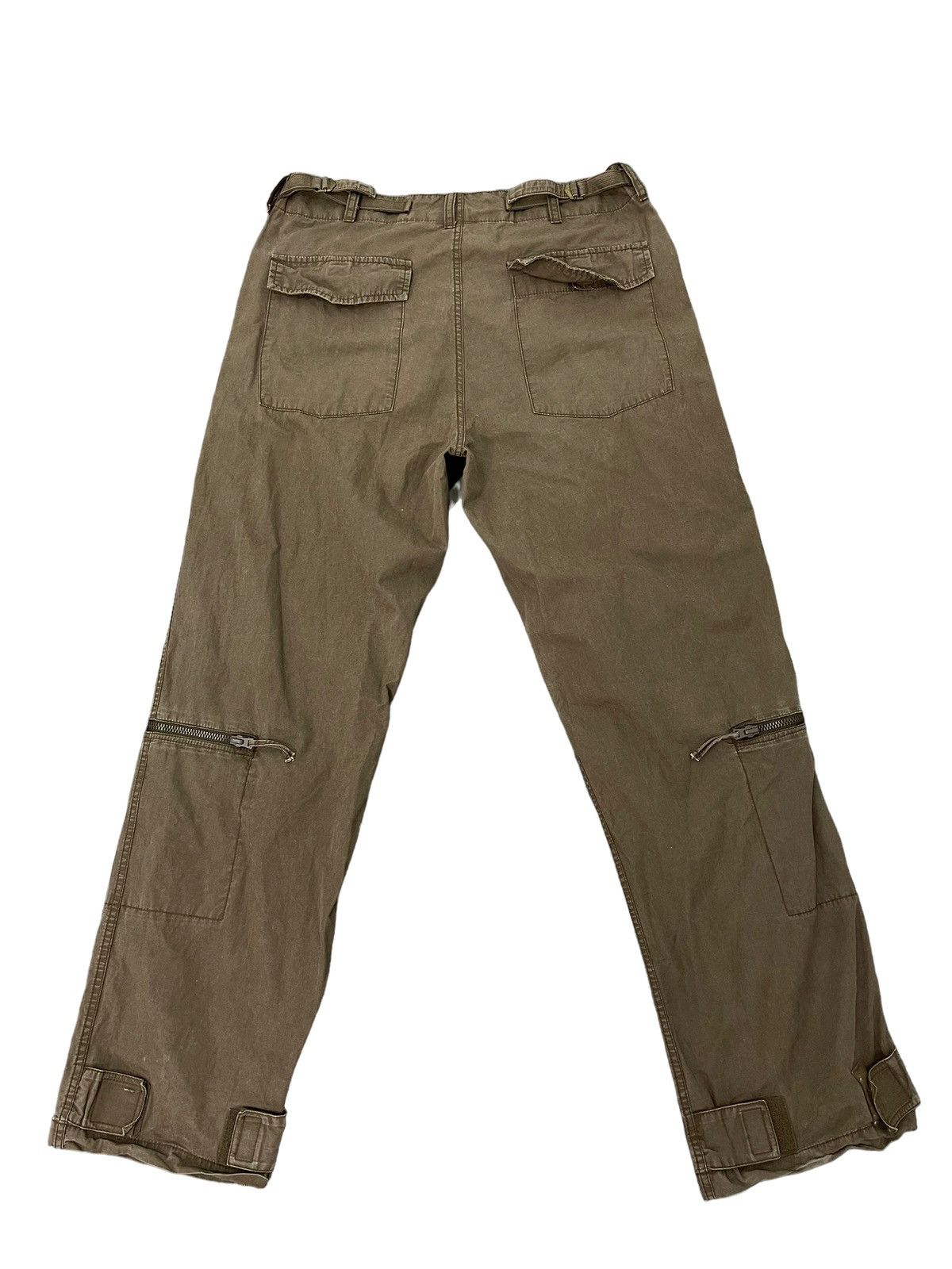 Japanese Brand Multipockets Cargo Wide Pant Club Monaco Faded Military 2🟦5 Size US 35 - 11 Thumbnail