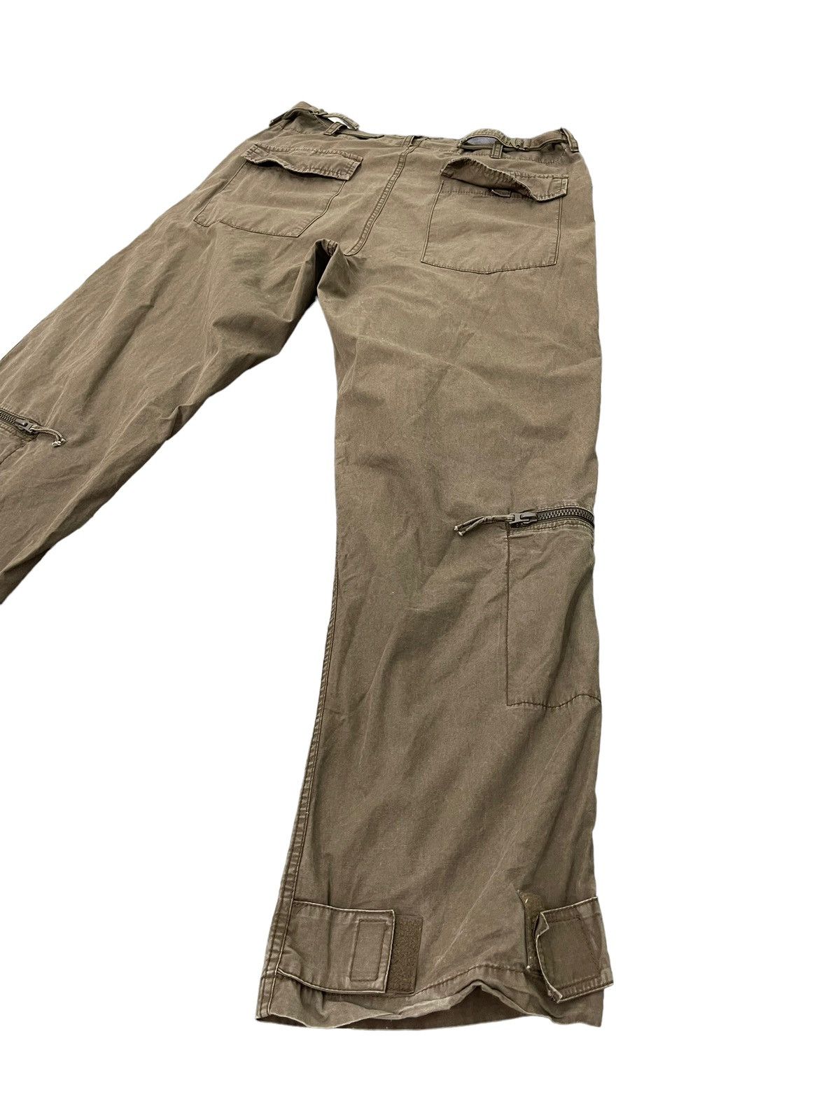 Japanese Brand Multipockets Cargo Wide Pant Club Monaco Faded Military 2🟦5 Size US 35 - 13 Thumbnail