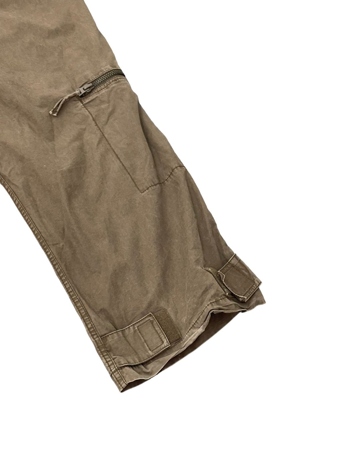 Japanese Brand Multipockets Cargo Wide Pant Club Monaco Faded Military 2🟦5 Size US 35 - 14 Thumbnail