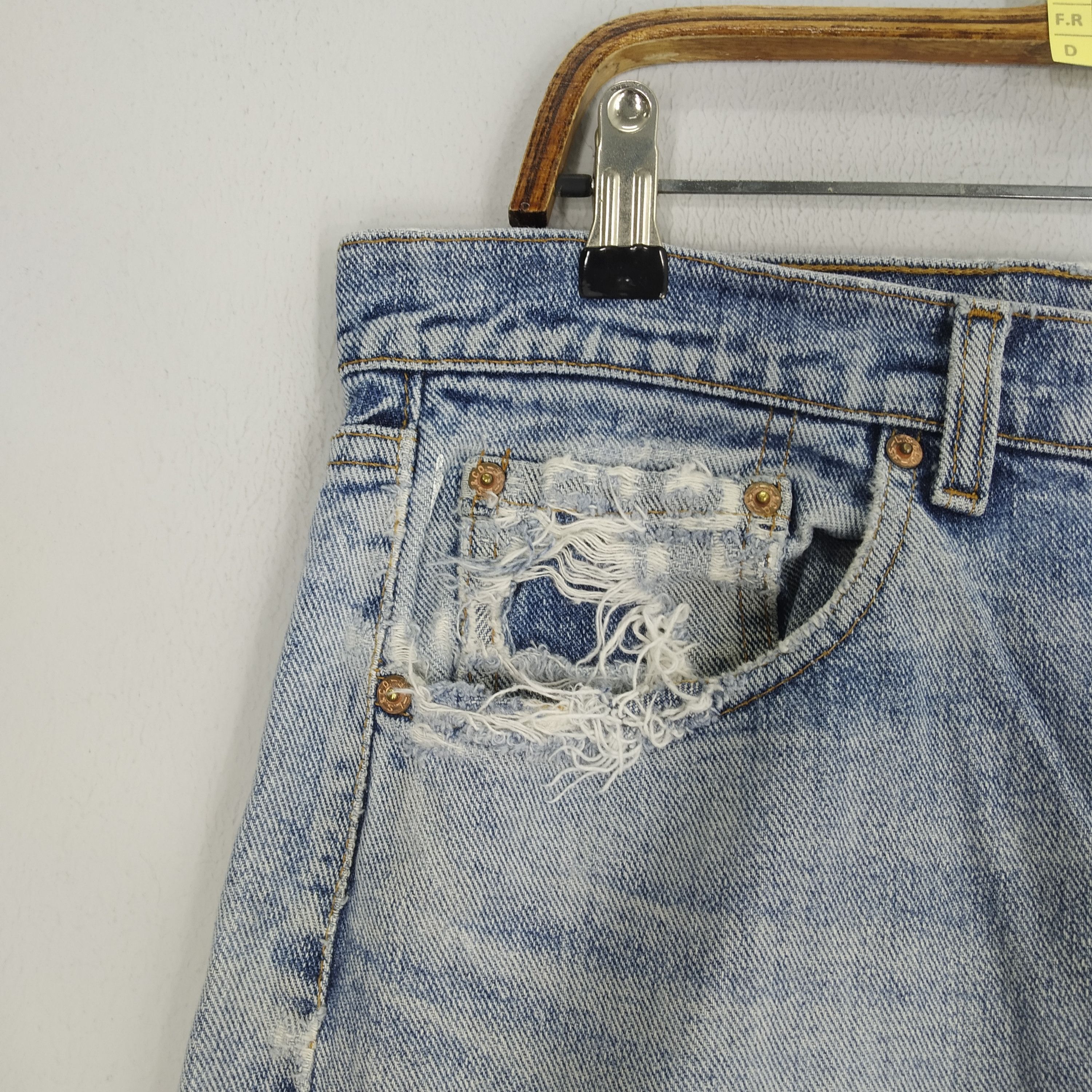 Levi's Vintage Levi's Stonewash Blue Denim Jeans Reconstruct Jeans Size US 36 / EU 52 - 7 Thumbnail