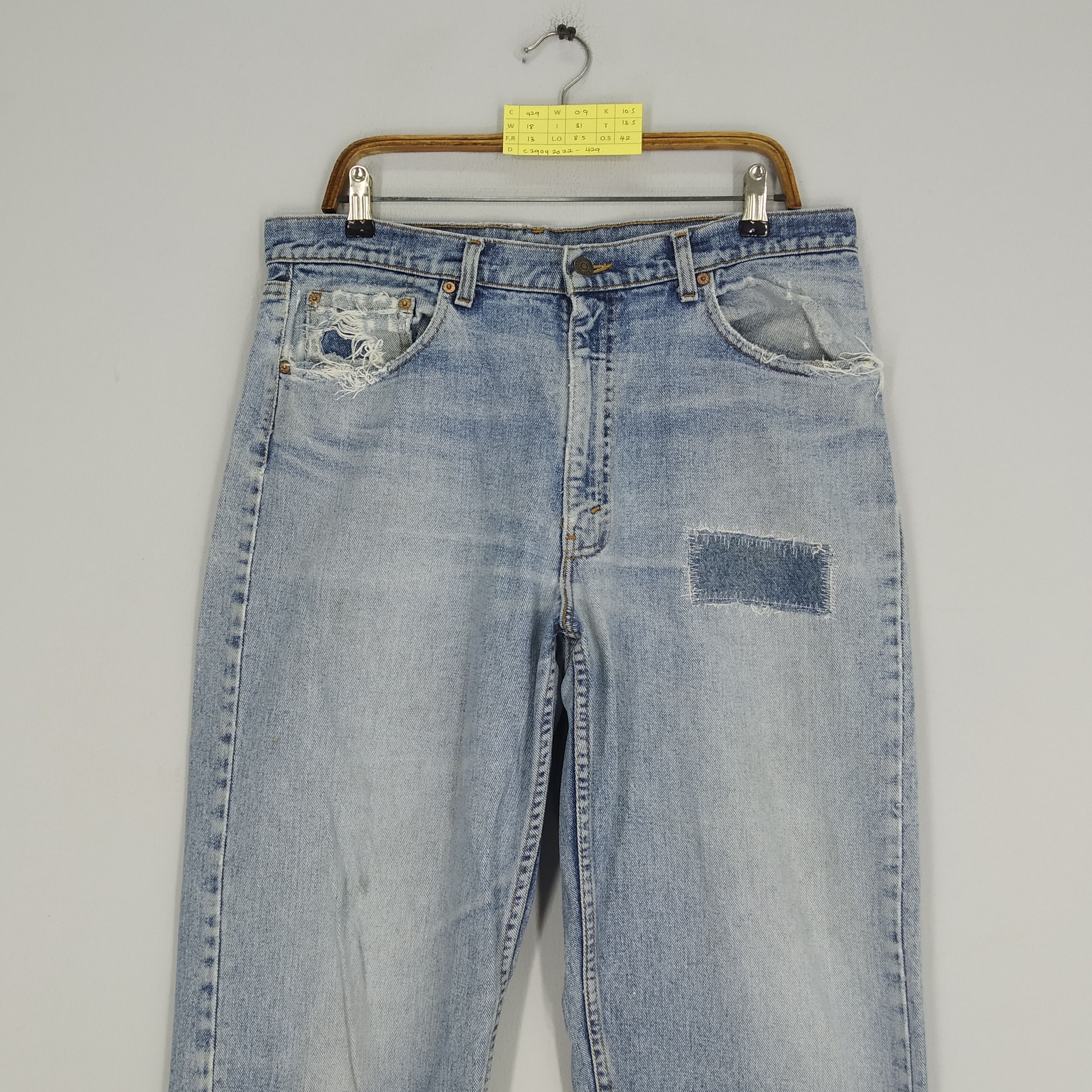 Levi's Vintage Levi's Stonewash Blue Denim Jeans Reconstruct Jeans Size US 36 / EU 52 - 3 Thumbnail