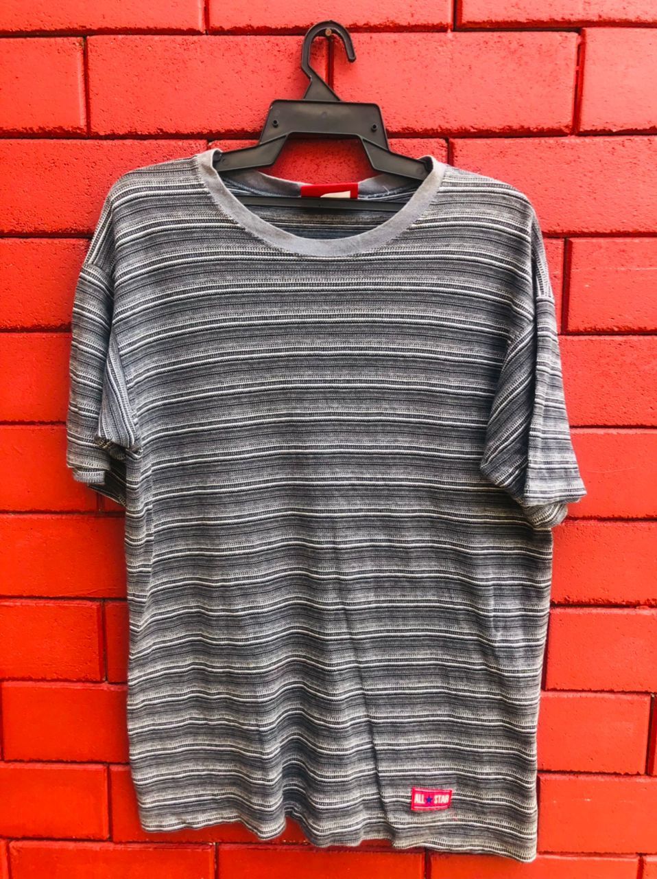 Converse × Vintage Vintage Converse Stripes Streetwear Fashion Style Shirt Size US L / EU 52-54 / 3 - 1 Thumbnail