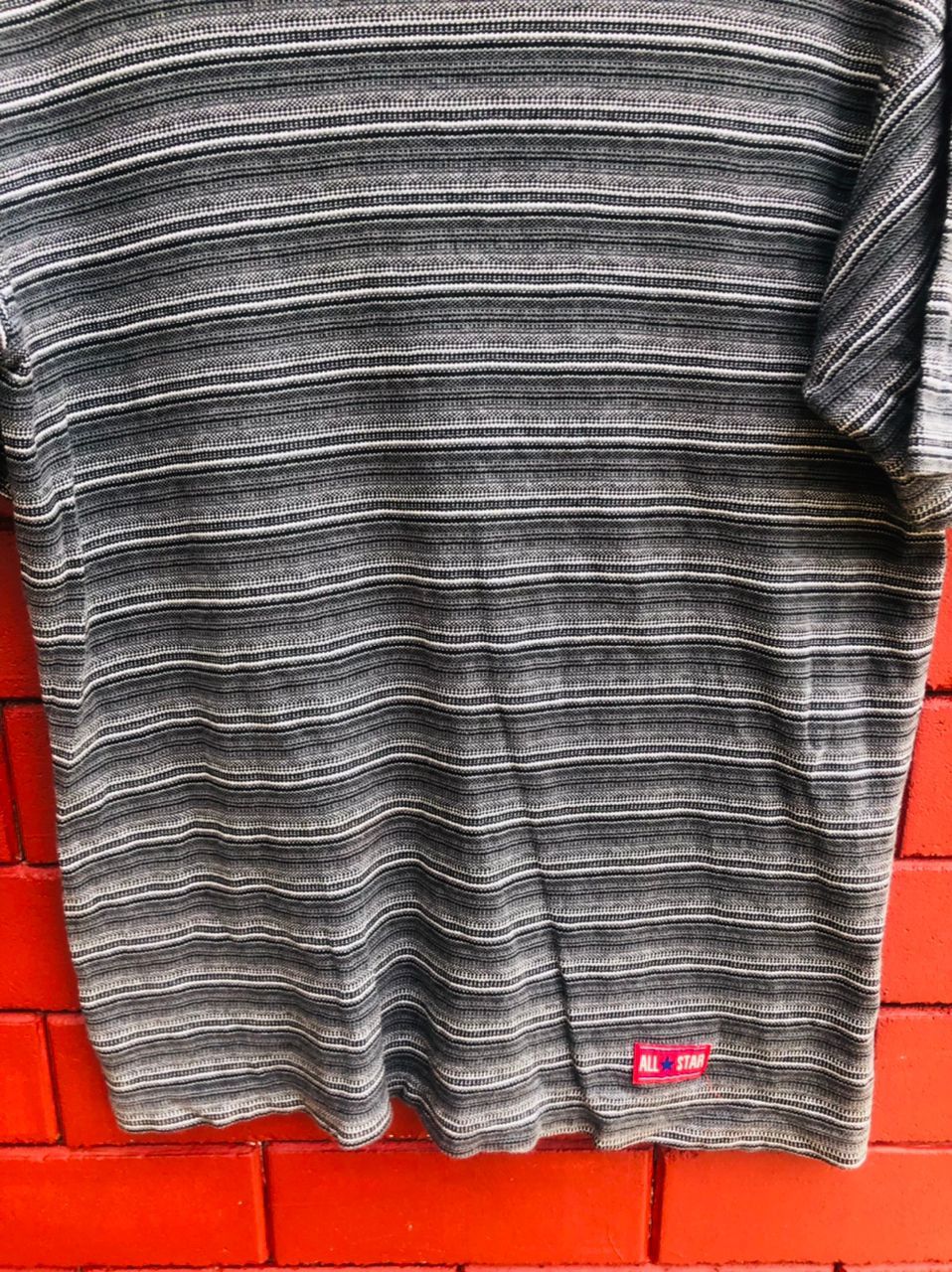 Converse × Vintage Vintage Converse Stripes Streetwear Fashion Style Shirt Size US L / EU 52-54 / 3 - 4 Thumbnail