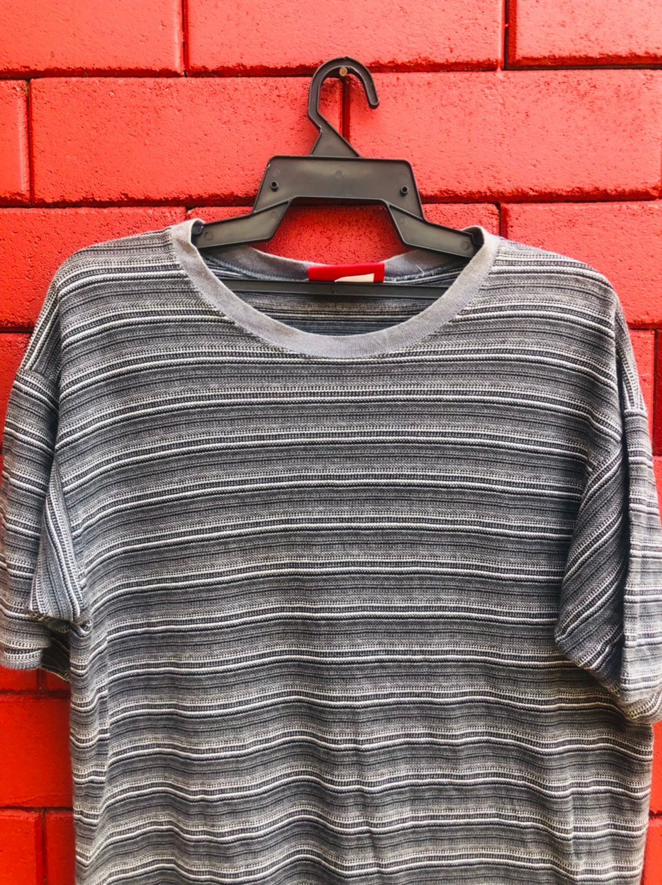 Converse × Vintage Vintage Converse Stripes Streetwear Fashion Style Shirt Size US L / EU 52-54 / 3 - 3 Thumbnail