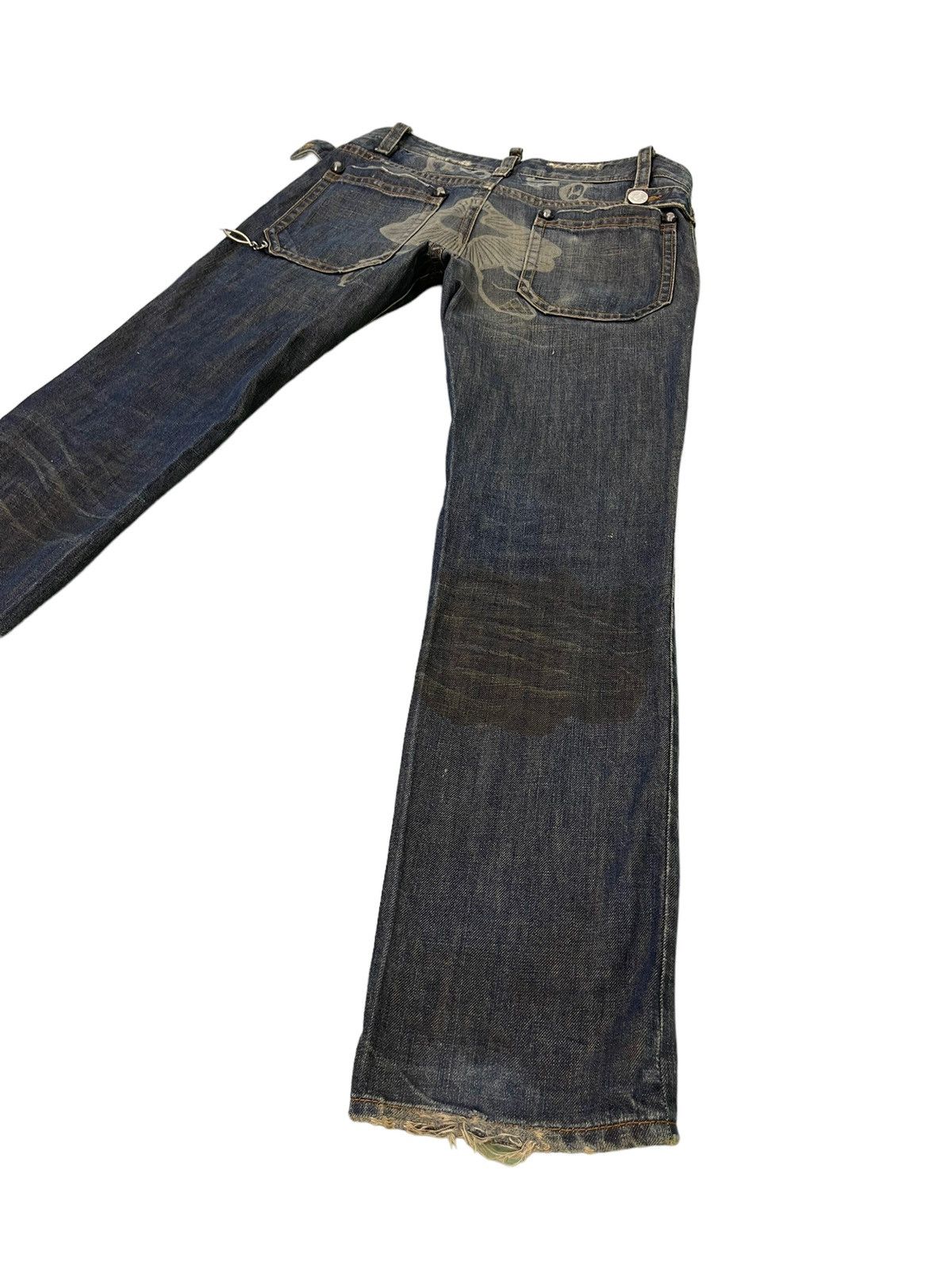 Dsquared2 Slim Jeans Dsquared2 Italy Distress Denim Low Rise 2🟦8 Size US 33 - 13 Thumbnail
