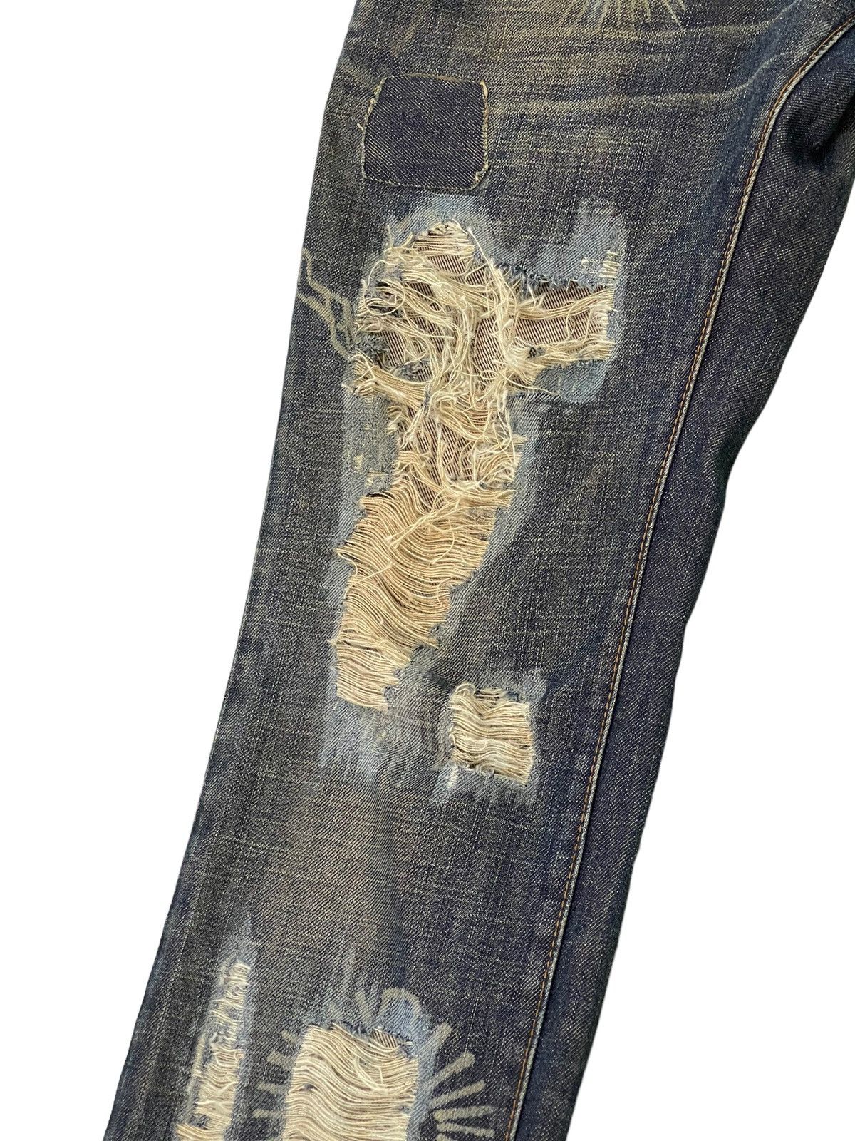 Dsquared2 Slim Jeans Dsquared2 Italy Distress Denim Low Rise 2🟦8 Size US 33 - 6 Thumbnail