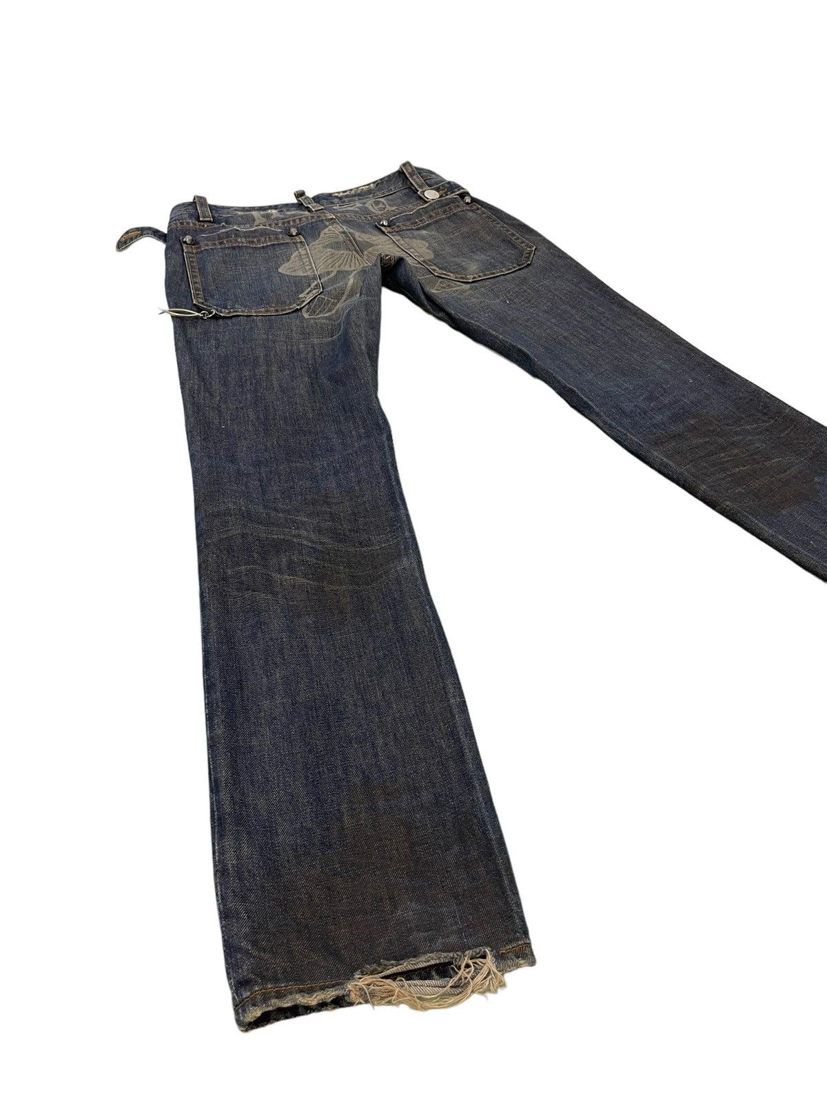 Dsquared2 Slim Jeans Dsquared2 Italy Distress Denim Low Rise 2🟦8 Size US 33 - 12 Thumbnail