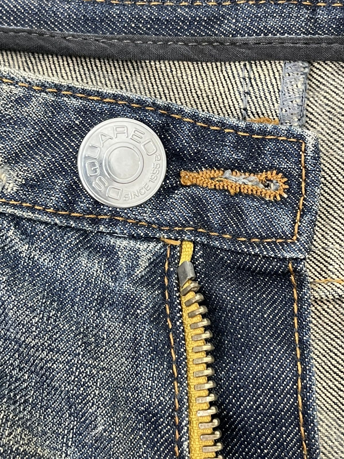 Dsquared2 Slim Jeans Dsquared2 Italy Distress Denim Low Rise 2🟦8 Size US 33 - 21 Thumbnail