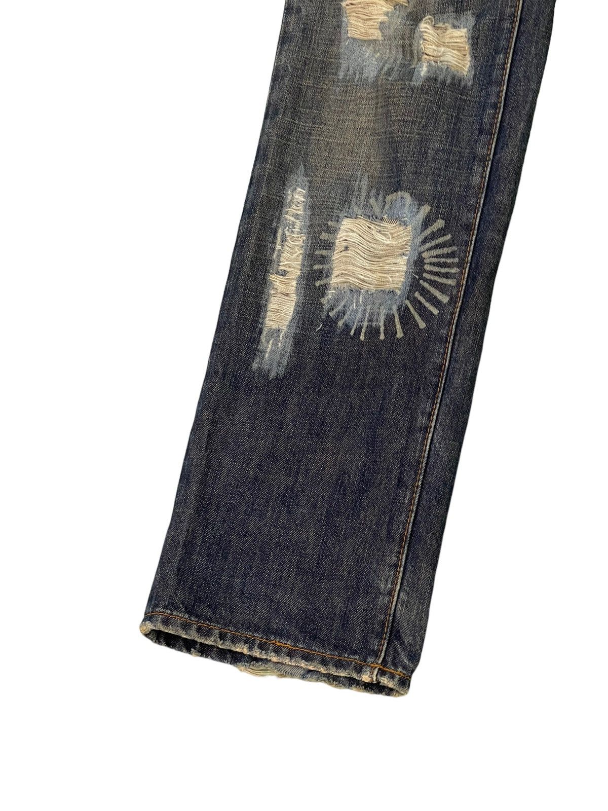 Dsquared2 Slim Jeans Dsquared2 Italy Distress Denim Low Rise 2🟦8 Size US 33 - 5 Thumbnail