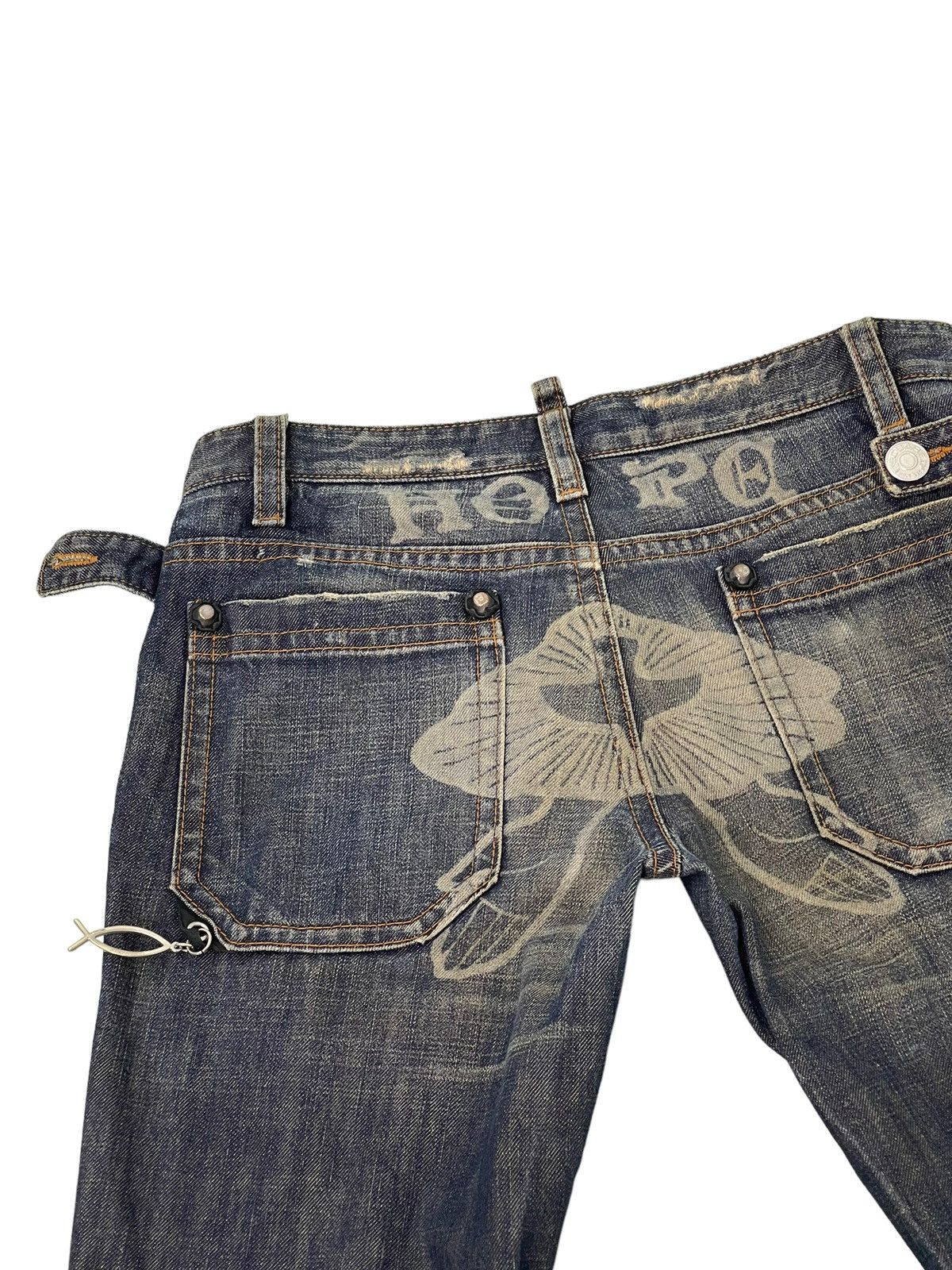 Dsquared2 Slim Jeans Dsquared2 Italy Distress Denim Low Rise 2🟦8 Size US 33 - 18 Thumbnail