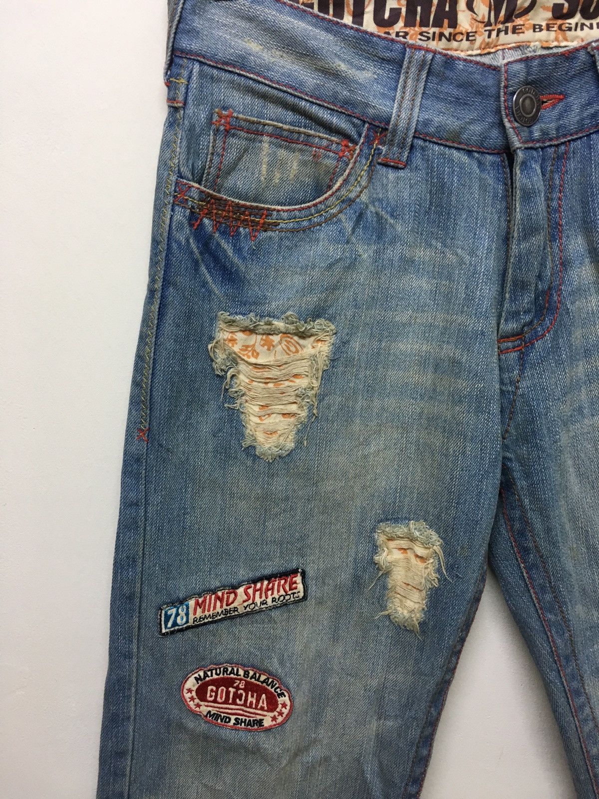 Gotcha × Japanese Brand Gotcha jeans patchwork stright cut Size US 34 / EU 50 - 3 Thumbnail