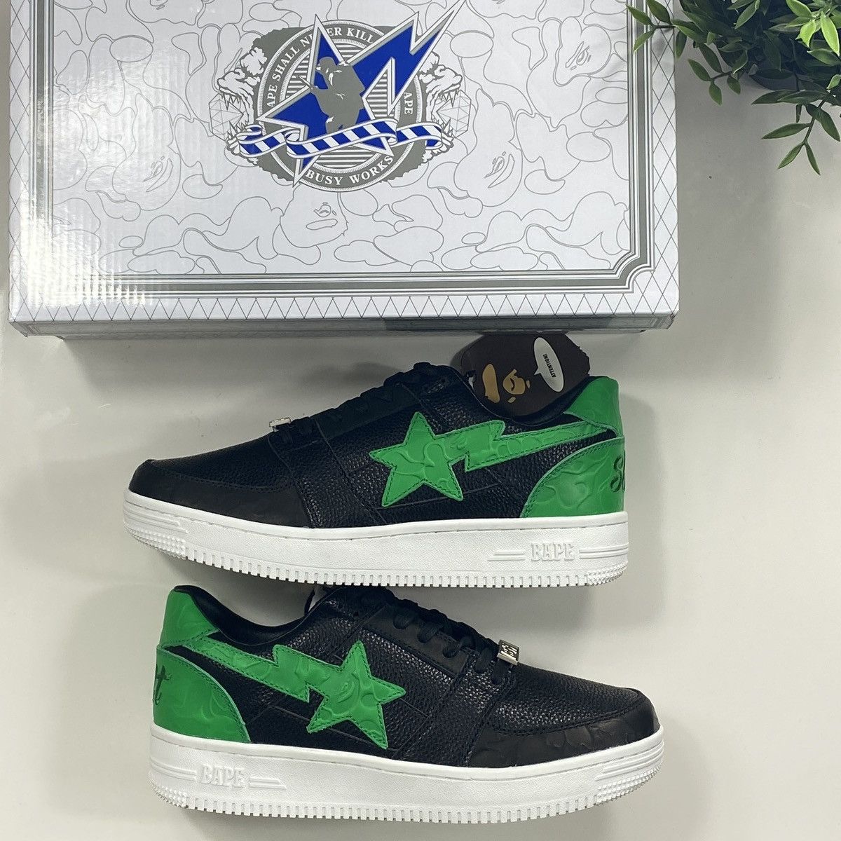 Bape Bape x Gunna Bapesta Low Size US 8.5 / EU 41-42 - 2 Thumbnail