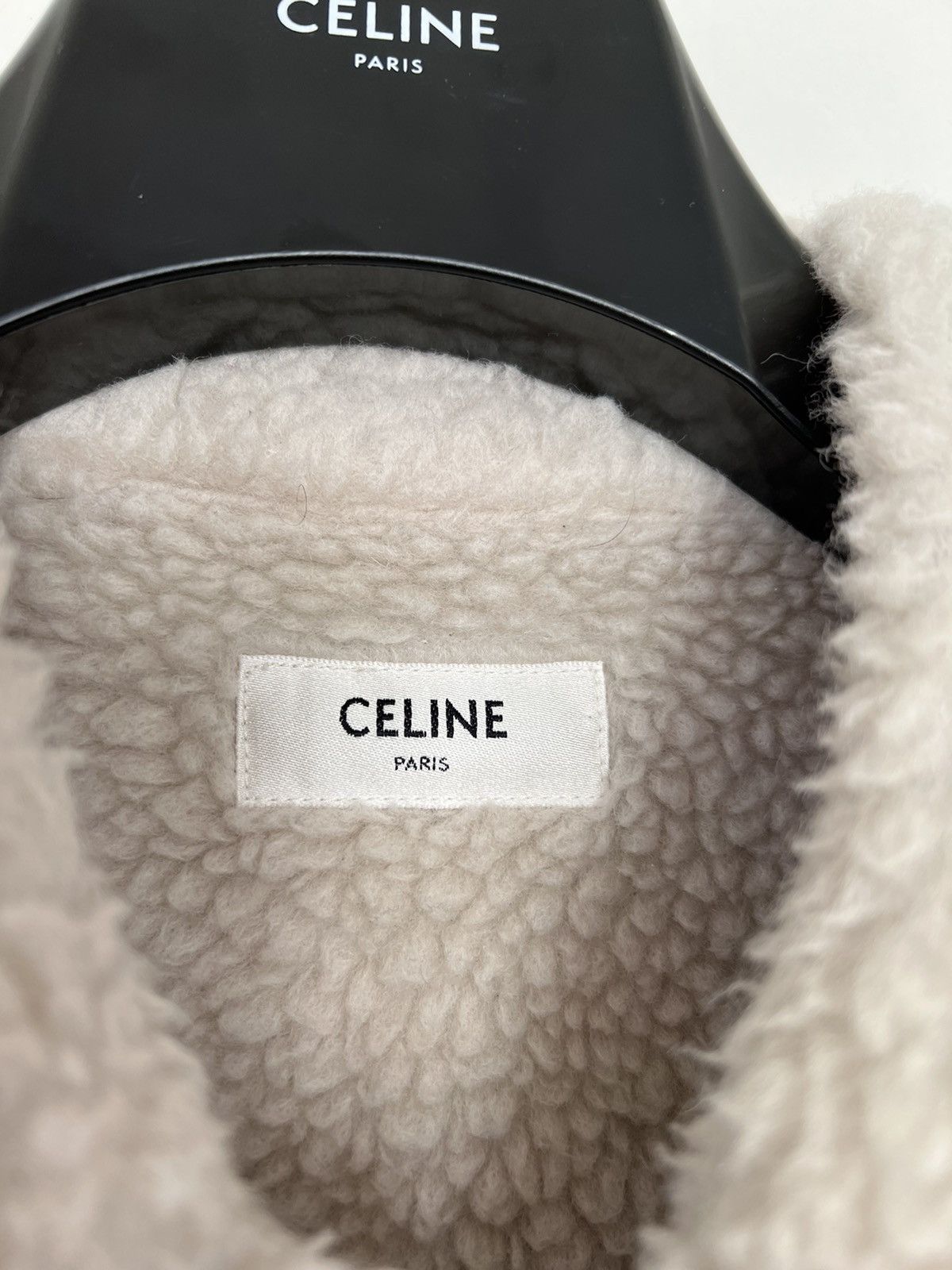 Celine × Hedi Slimane Celine Sherpa Jacket Denim XS Size US S / EU 44-46 / 1 - 6 Thumbnail