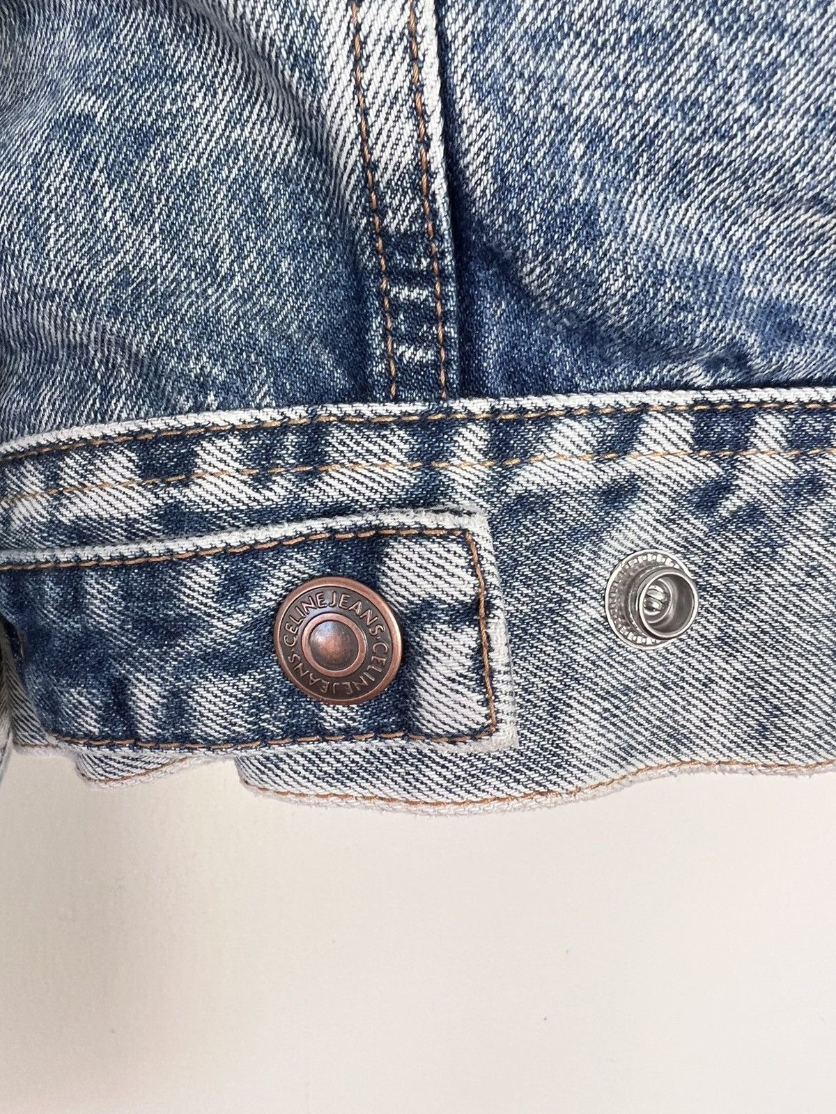 Celine × Hedi Slimane Celine Sherpa Jacket Denim XS Size US S / EU 44-46 / 1 - 5 Thumbnail