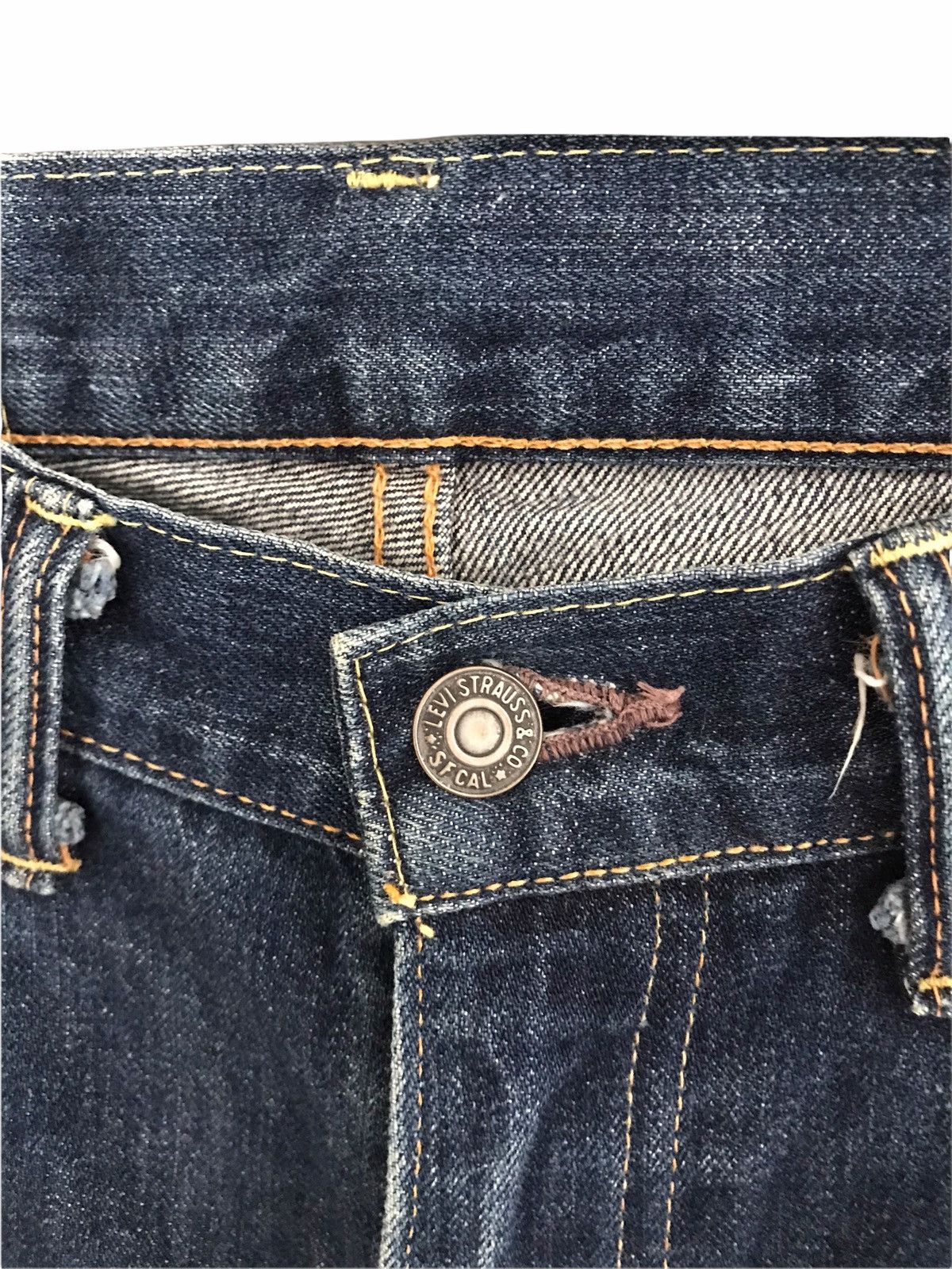 Levi's Vintage LVC Levi’s 505 Big E Japan Selvedge Denim Jeans Size US 28 / EU 44 - 5 Thumbnail