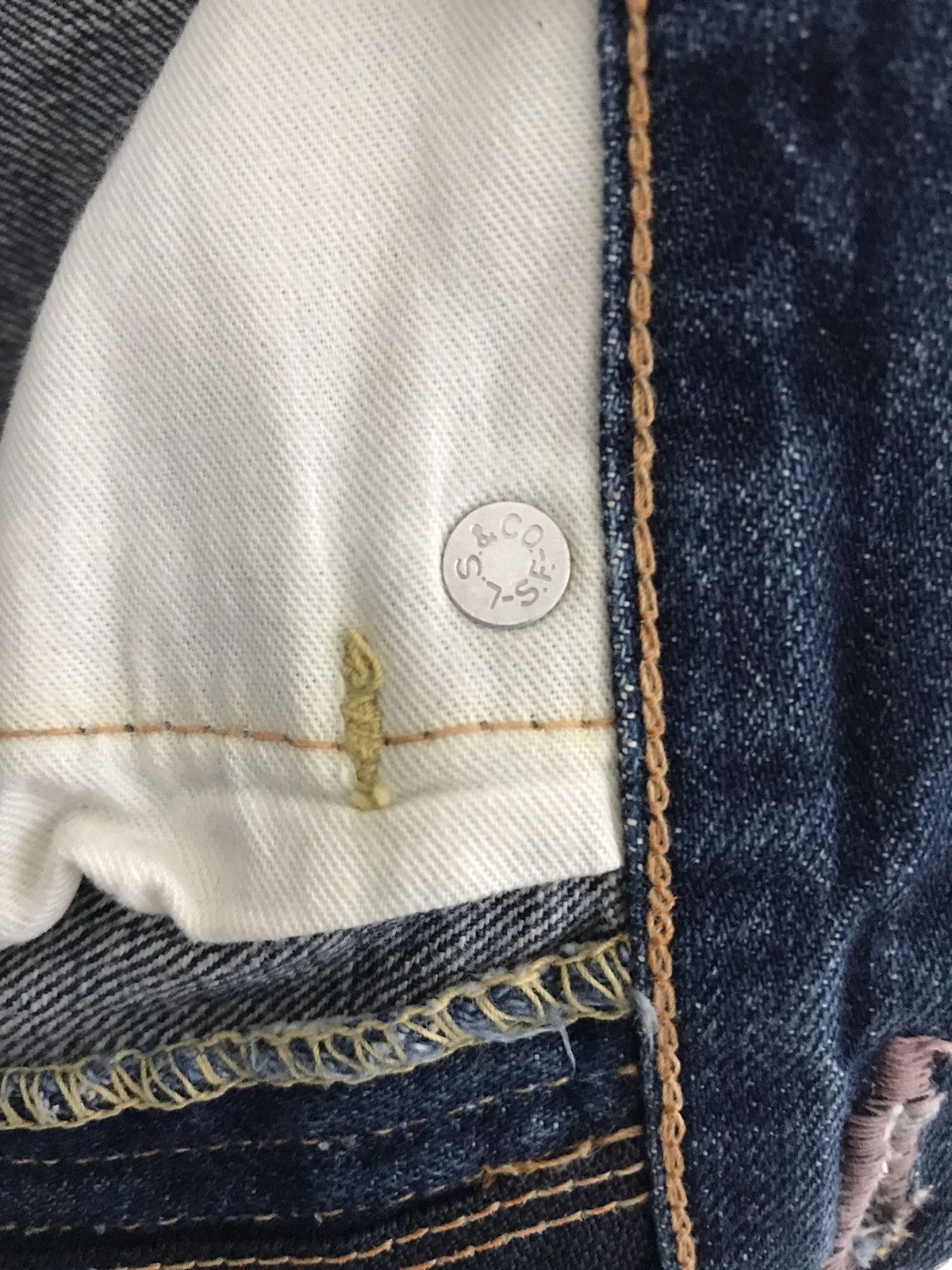 Levi's Vintage LVC Levi’s 505 Big E Japan Selvedge Denim Jeans Size US 28 / EU 44 - 14 Thumbnail