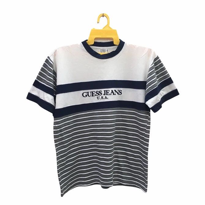 Guess × Vintage Rare!! Guess Stripes Size US S / EU 44-46 / 1 - 1 Thumbnail