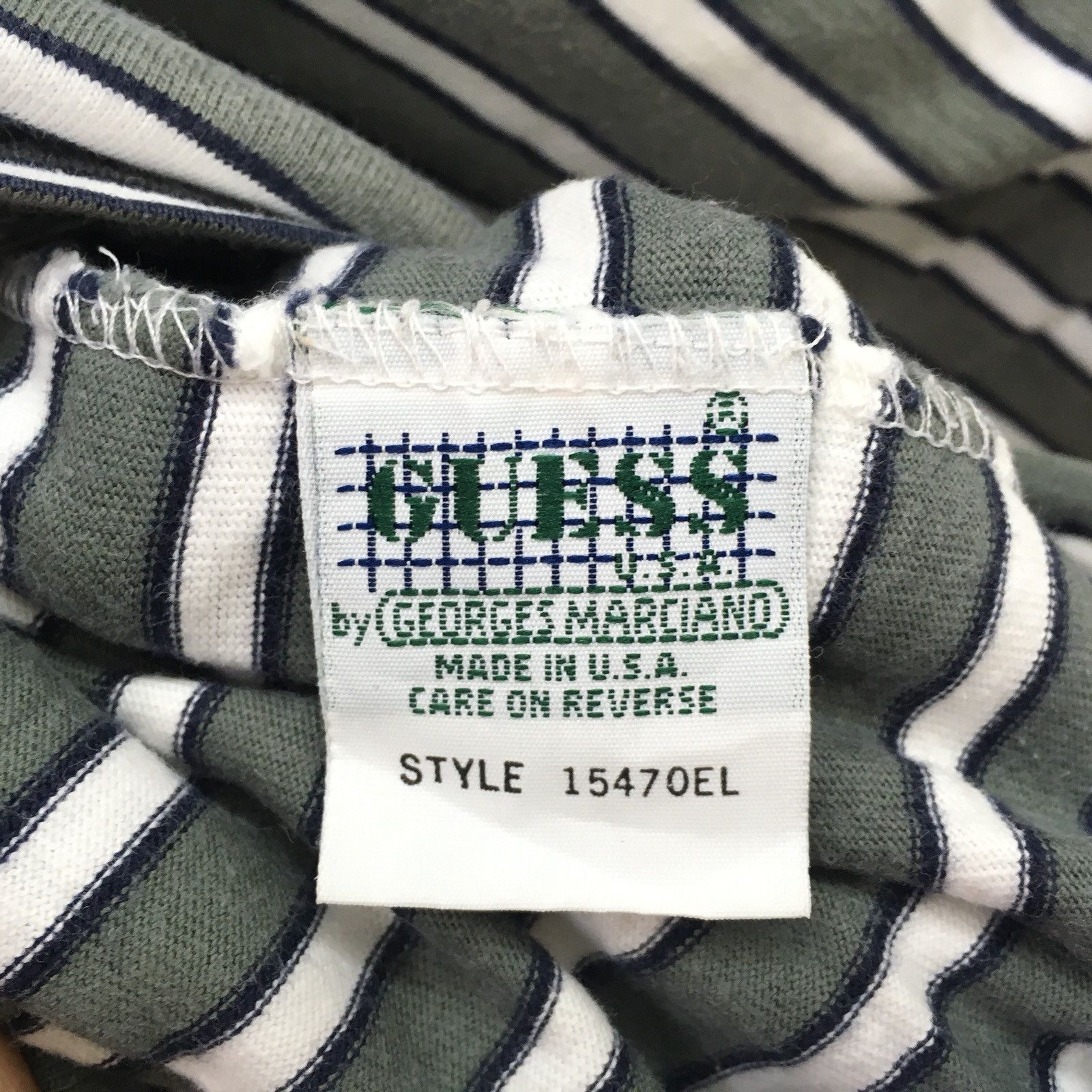Guess × Vintage Rare!! Guess Stripes Size US S / EU 44-46 / 1 - 10 Thumbnail