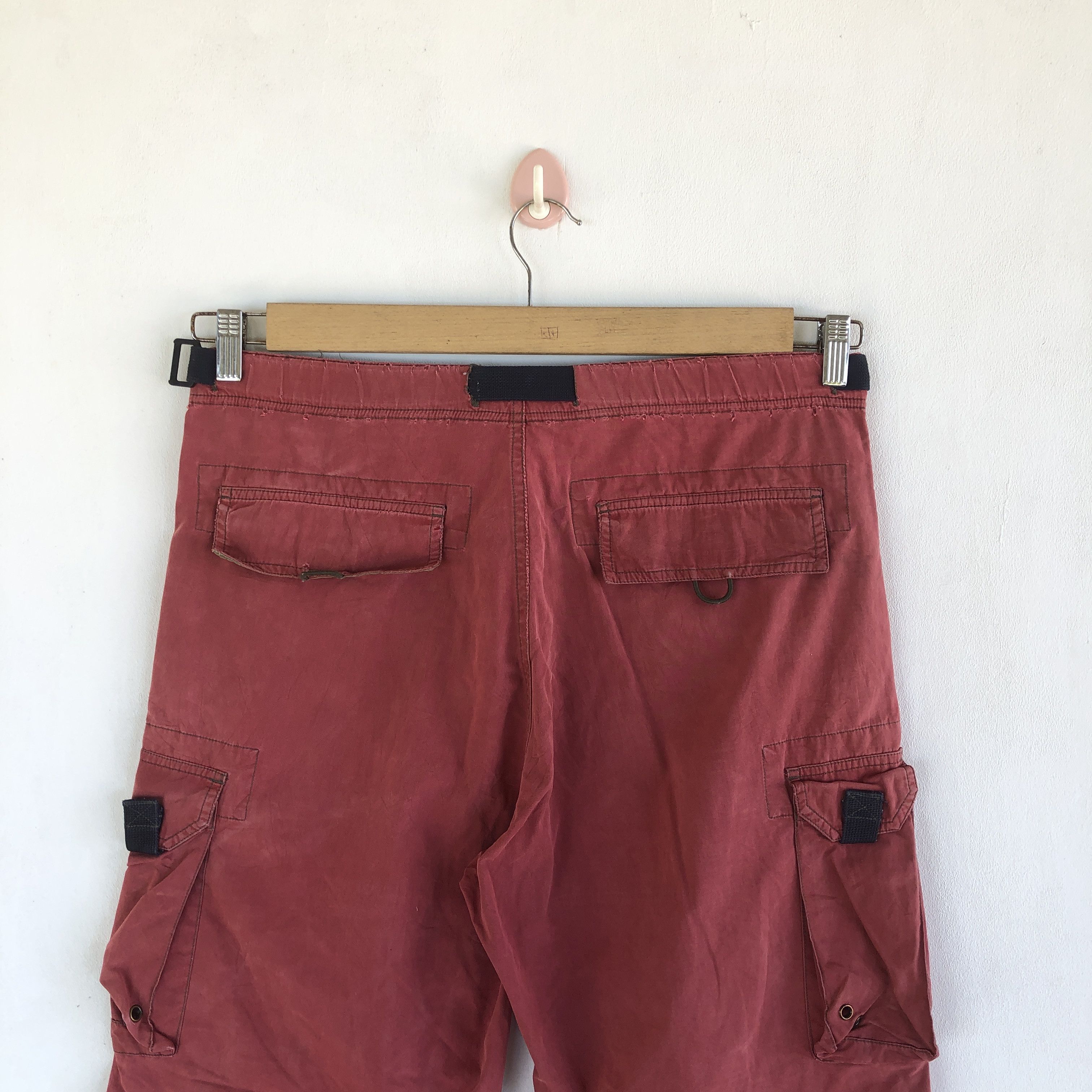 Japanese Brand × Vintage Japanese Cargo Pants Raton Laveur Multi Pocket Trousers Size US 34 / EU 50 - 6 Thumbnail
