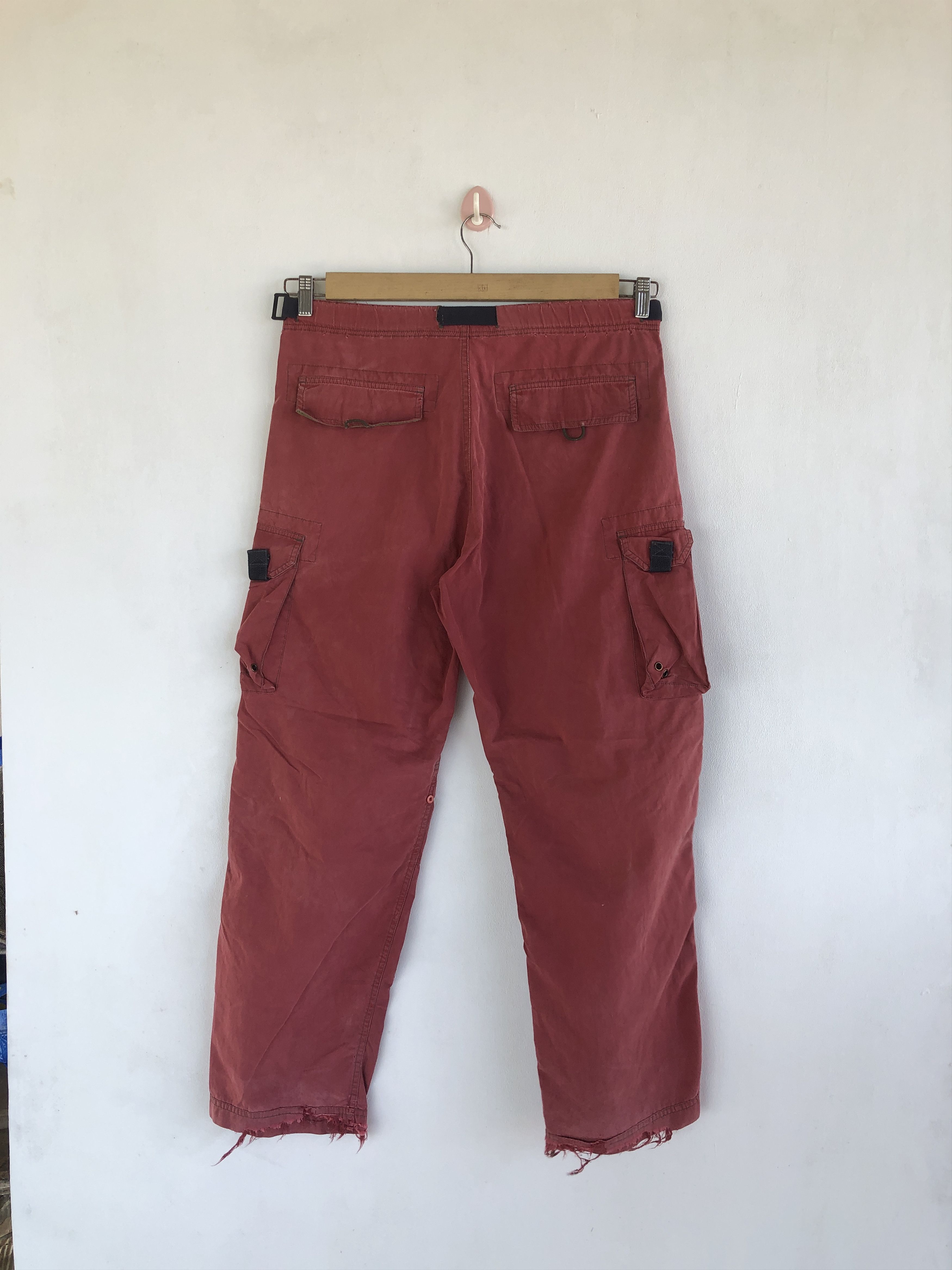 Japanese Brand × Vintage Japanese Cargo Pants Raton Laveur Multi Pocket Trousers Size US 34 / EU 50 - 2 Thumbnail