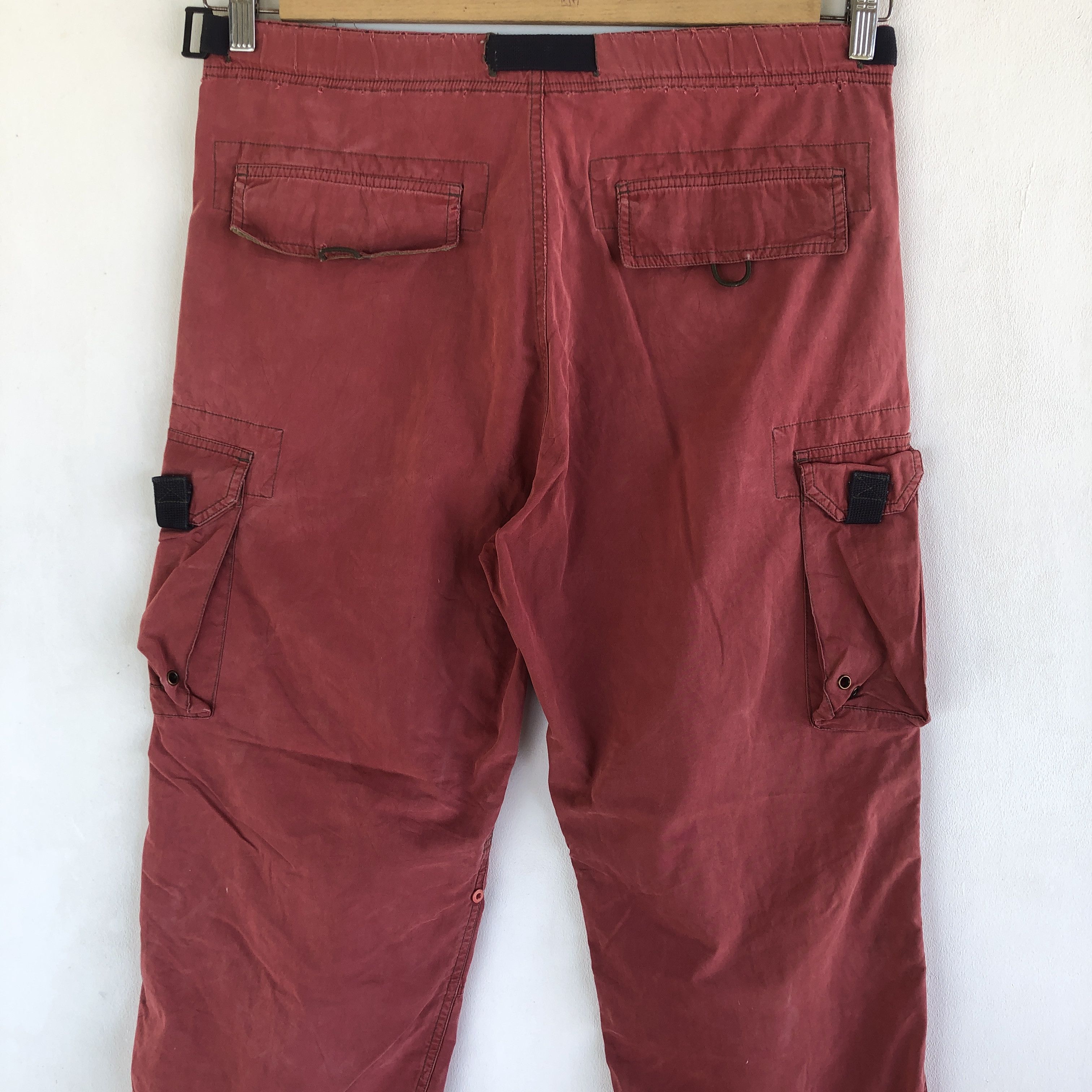 Japanese Brand × Vintage Japanese Cargo Pants Raton Laveur Multi Pocket Trousers Size US 34 / EU 50 - 4 Thumbnail
