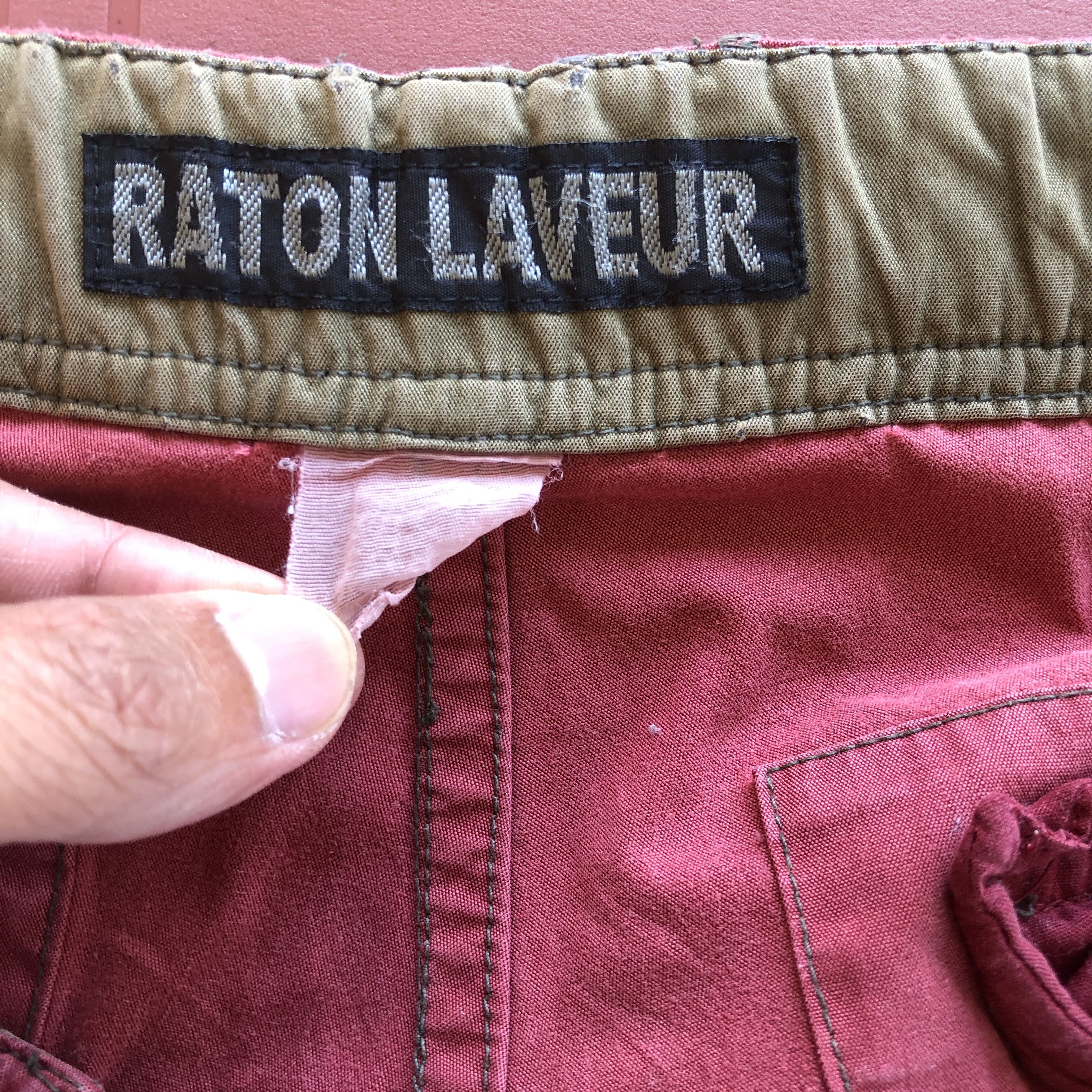 Japanese Brand × Vintage Japanese Cargo Pants Raton Laveur Multi Pocket Trousers Size US 34 / EU 50 - 11 Thumbnail