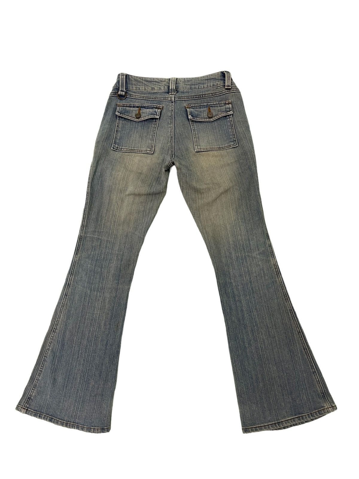 Japanese Brand Flare Jeans Daily Topics Low Rise Boot Cut Stretch 2🟦8 Size US 28 / EU 44 - 11 Thumbnail