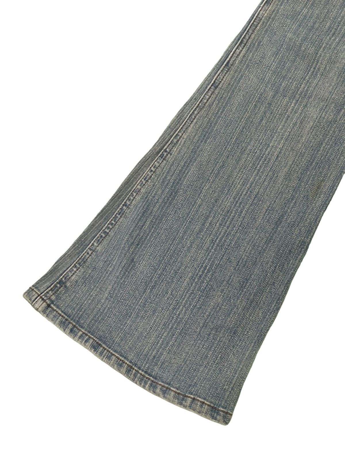 Japanese Brand Flare Jeans Daily Topics Low Rise Boot Cut Stretch 2🟦8 Size US 28 / EU 44 - 15 Thumbnail