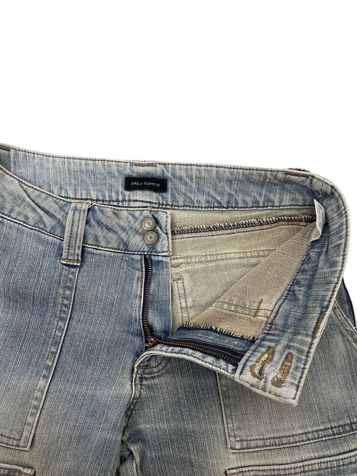 Japanese Brand Flare Jeans Daily Topics Low Rise Boot Cut Stretch 2🟦8 Size US 28 / EU 44 - 9 Thumbnail
