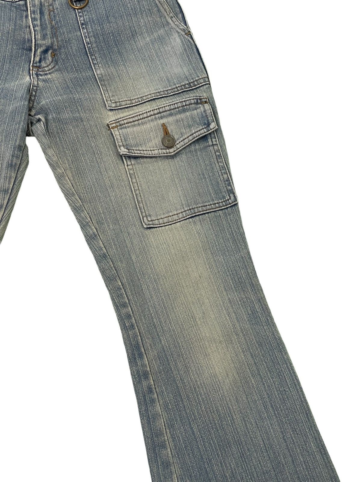 Japanese Brand Flare Jeans Daily Topics Low Rise Boot Cut Stretch 2🟦8 Size US 28 / EU 44 - 6 Thumbnail