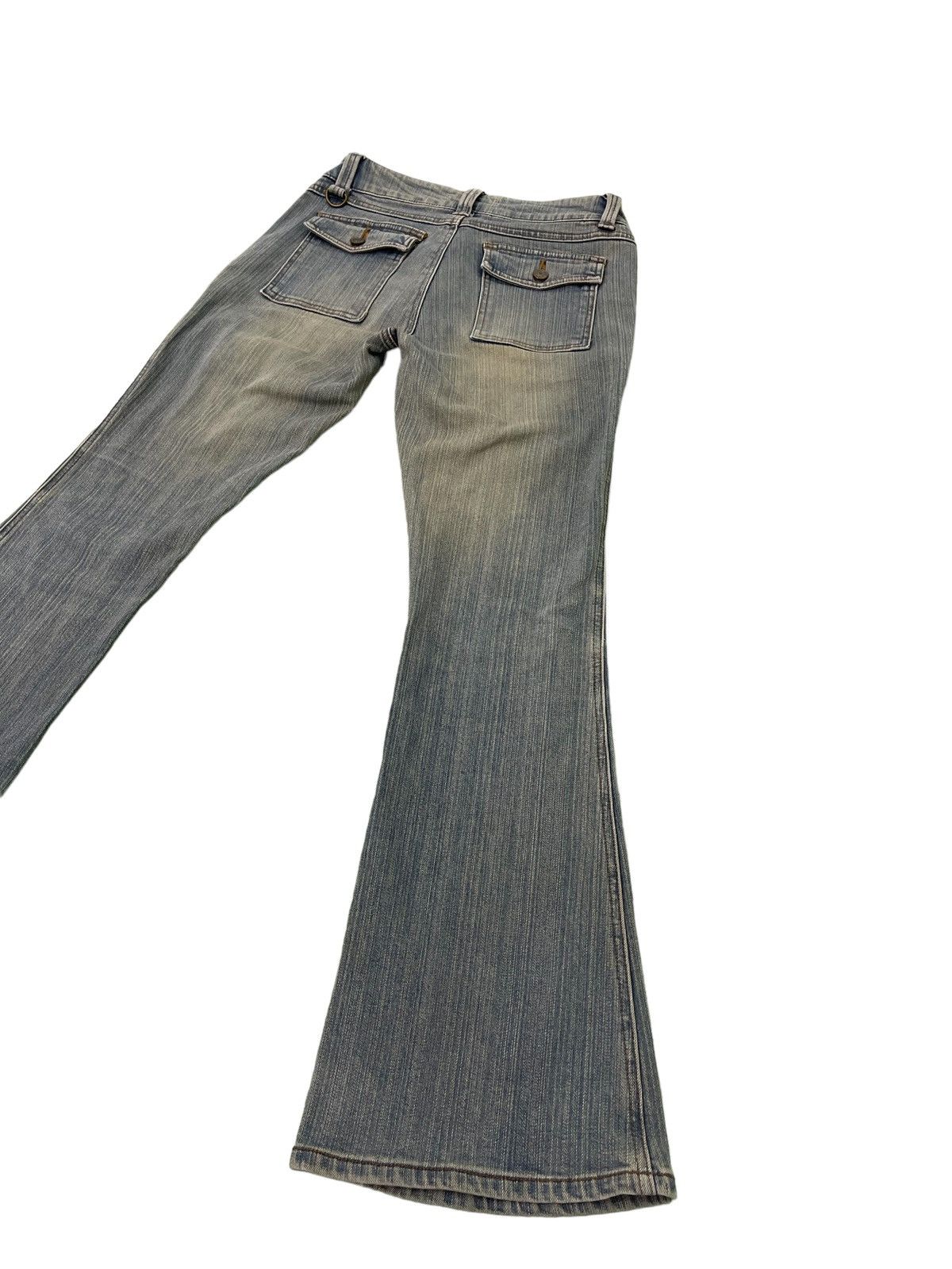 Japanese Brand Flare Jeans Daily Topics Low Rise Boot Cut Stretch 2🟦8 Size US 28 / EU 44 - 13 Thumbnail