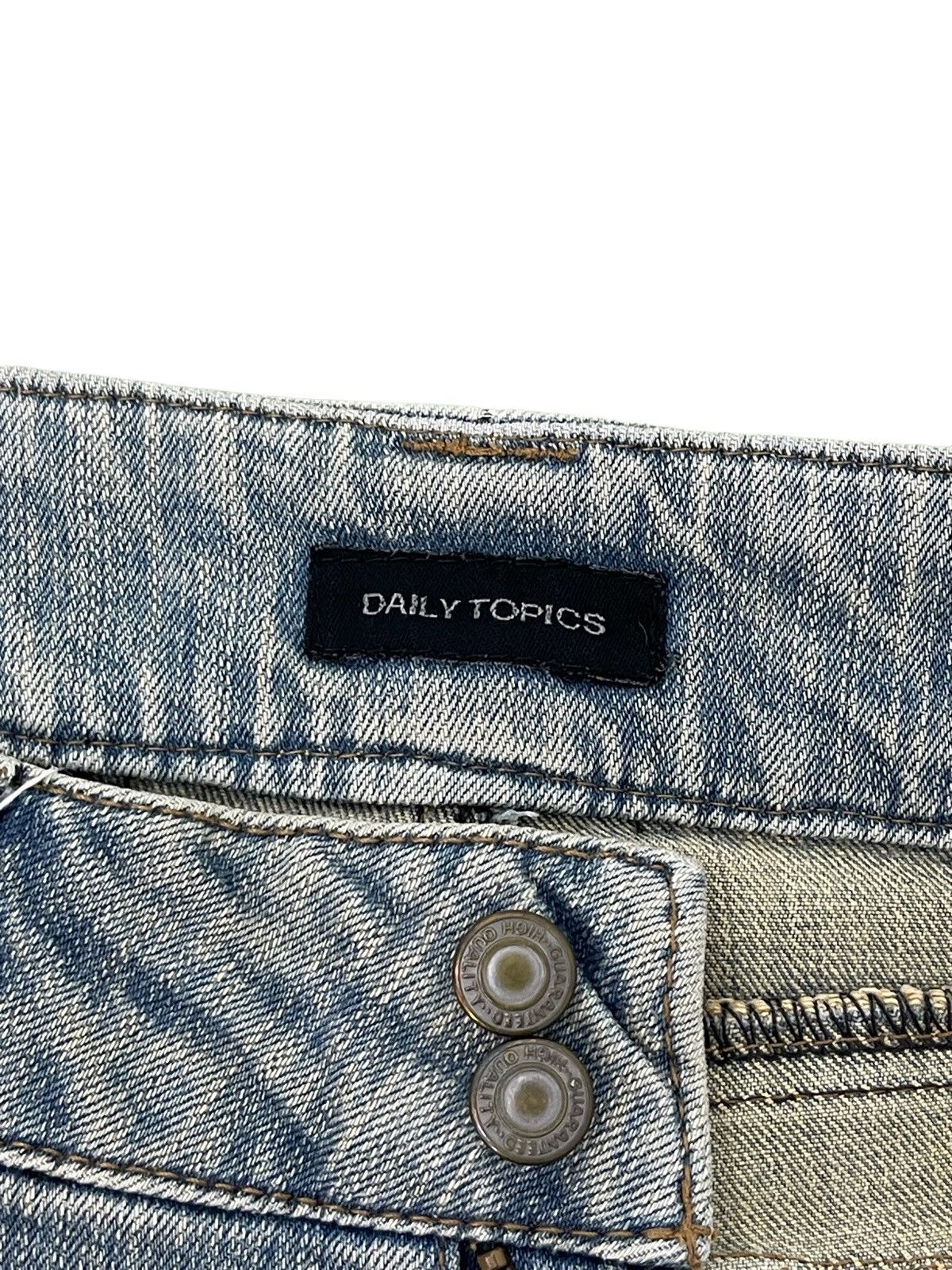 Japanese Brand Flare Jeans Daily Topics Low Rise Boot Cut Stretch 2🟦8 Size US 28 / EU 44 - 10 Thumbnail